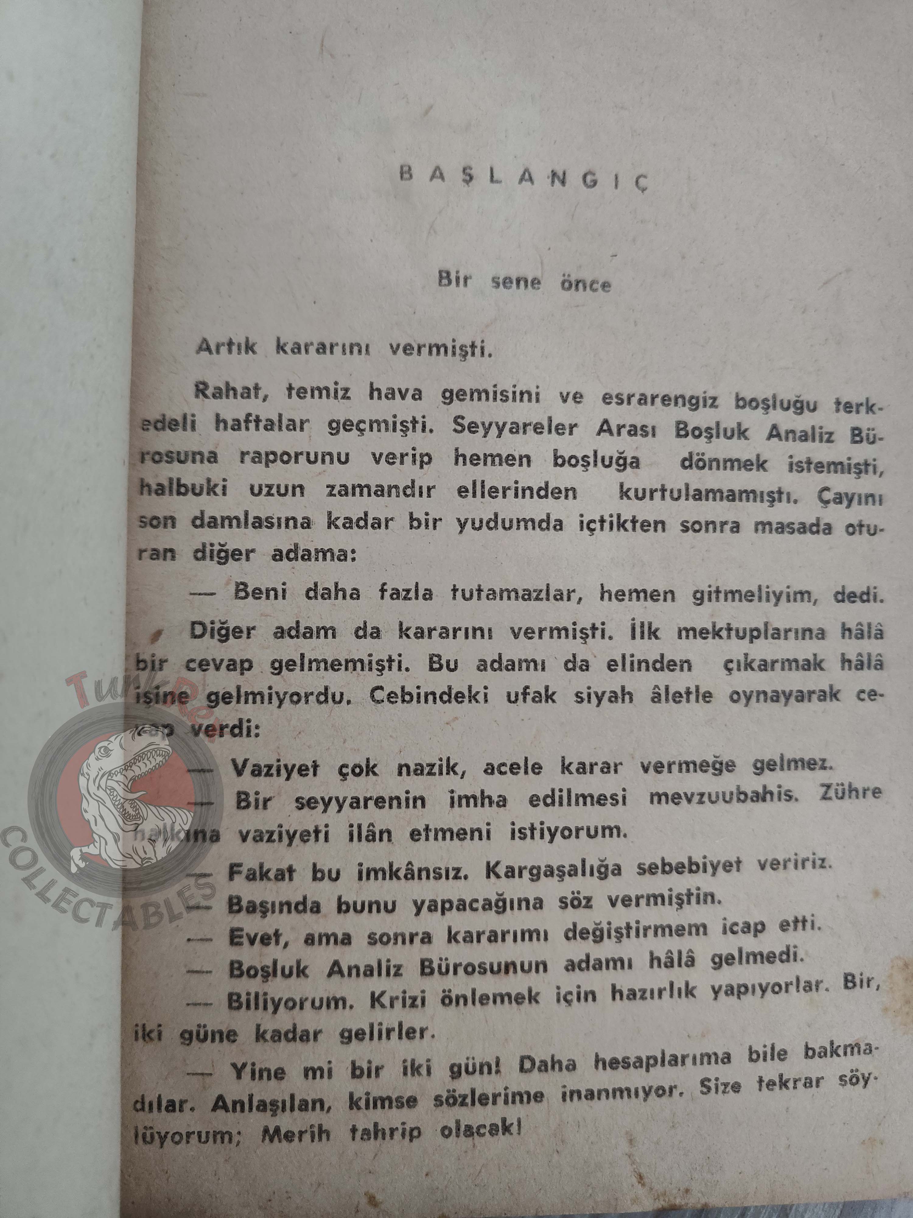 Isaac Asimov – Empire / The Currents of Space 1971 1st Turkish Book Turkey