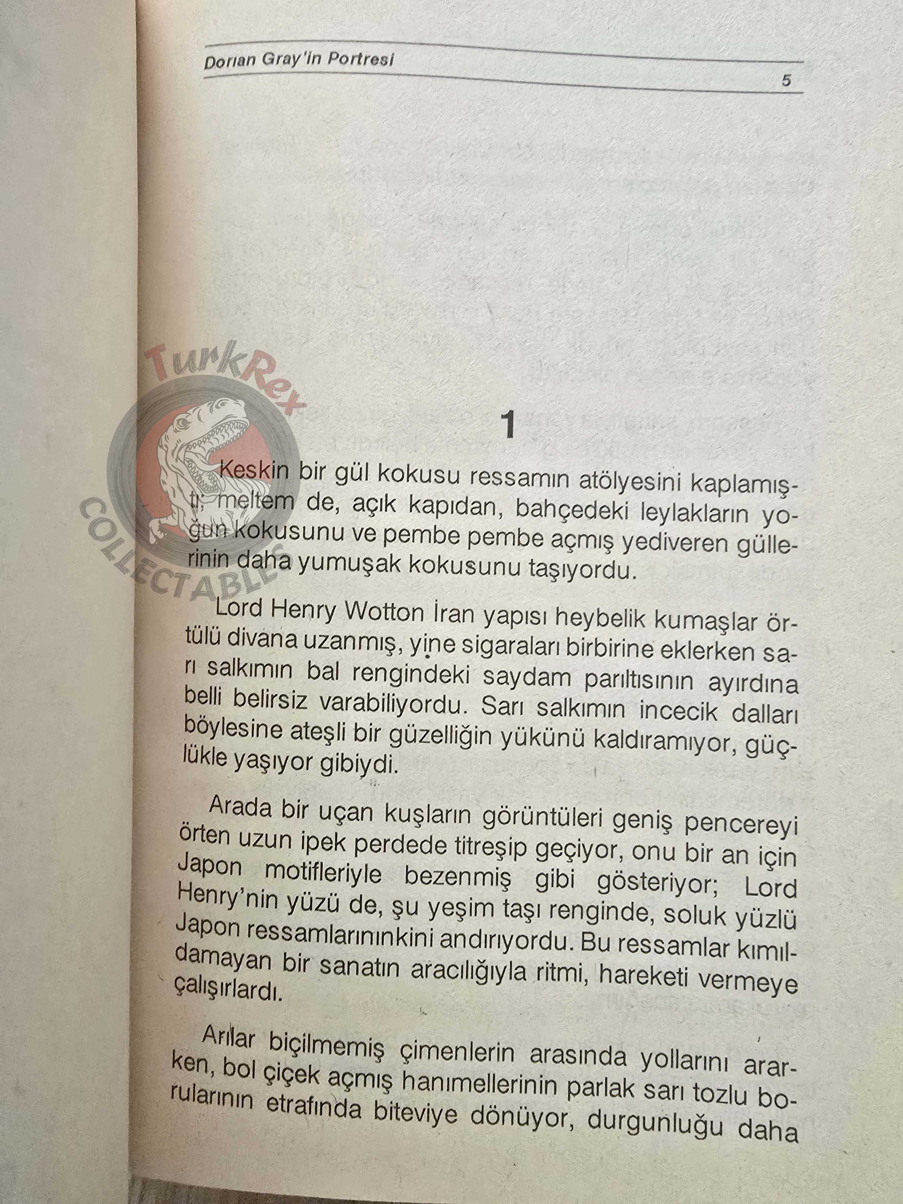 Oscar Wilde – The Picture of Dorian Gray 1998 Turkish Book Turkey