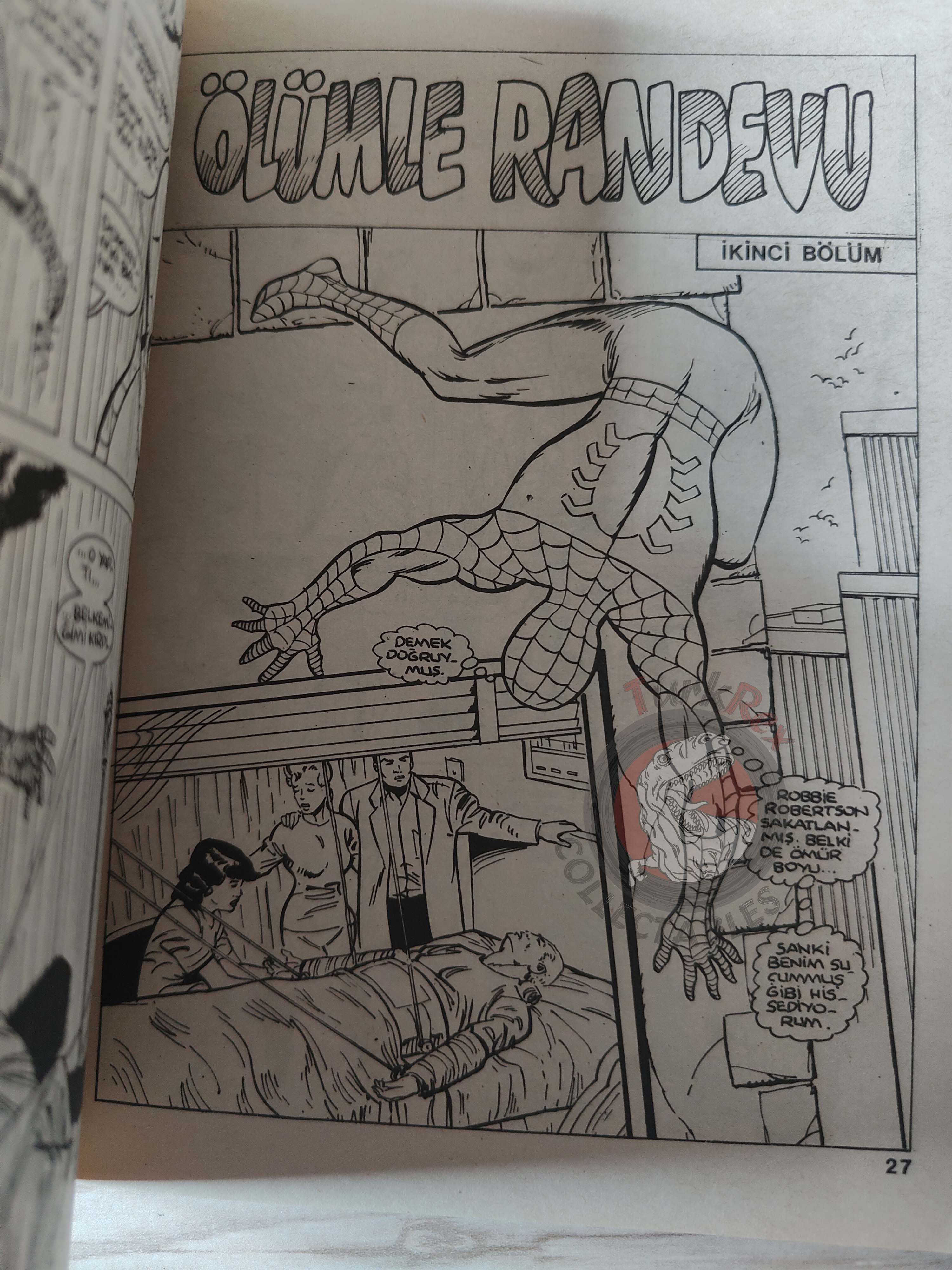Spider-Man #109 1989 Turkish Comic Turkey Spectacular #139 #140 #141 #142