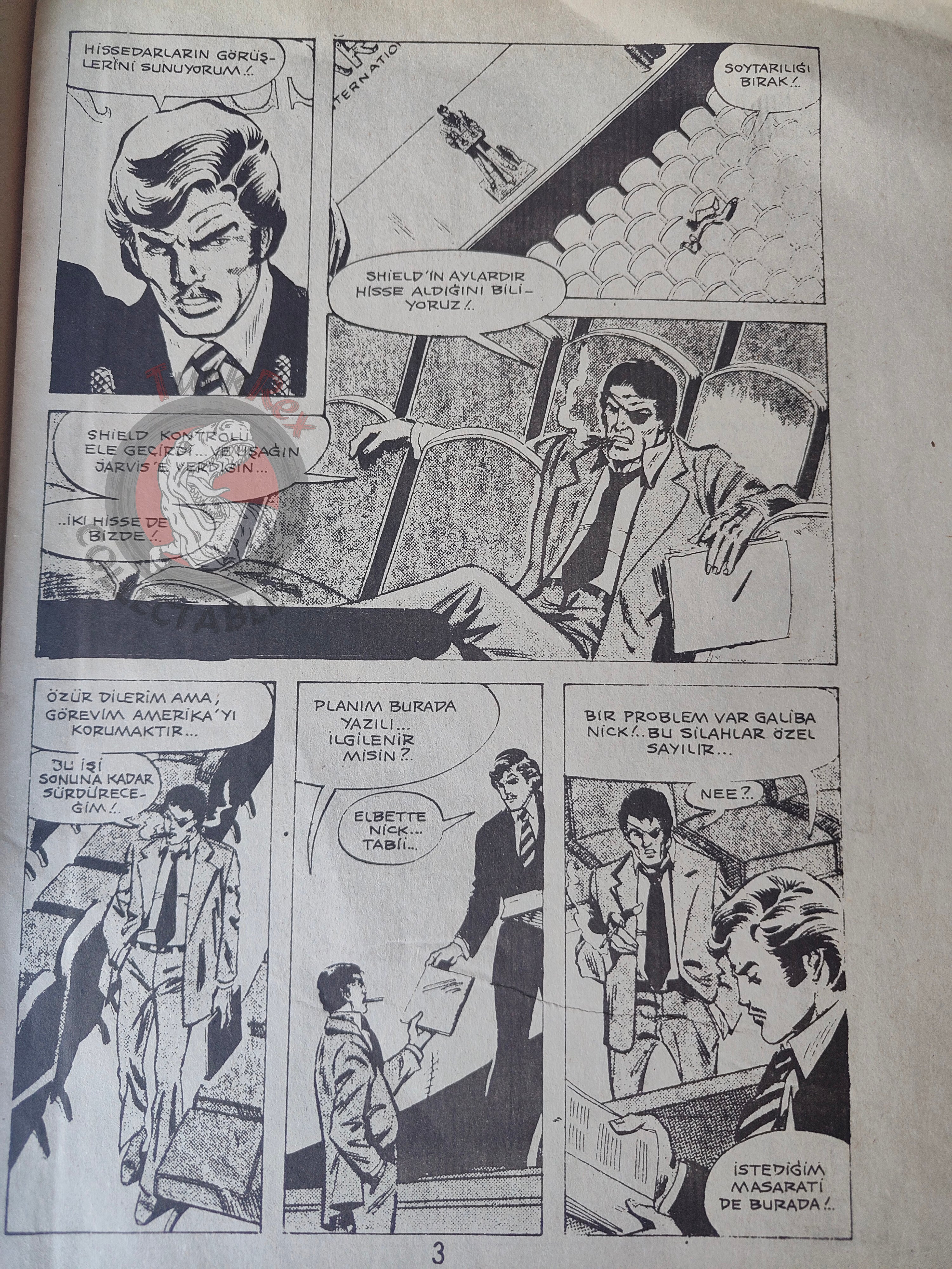Iron Man #1 Demir Adam 1989 Turkish Comic Turkey #129 Newspaper Giveaway