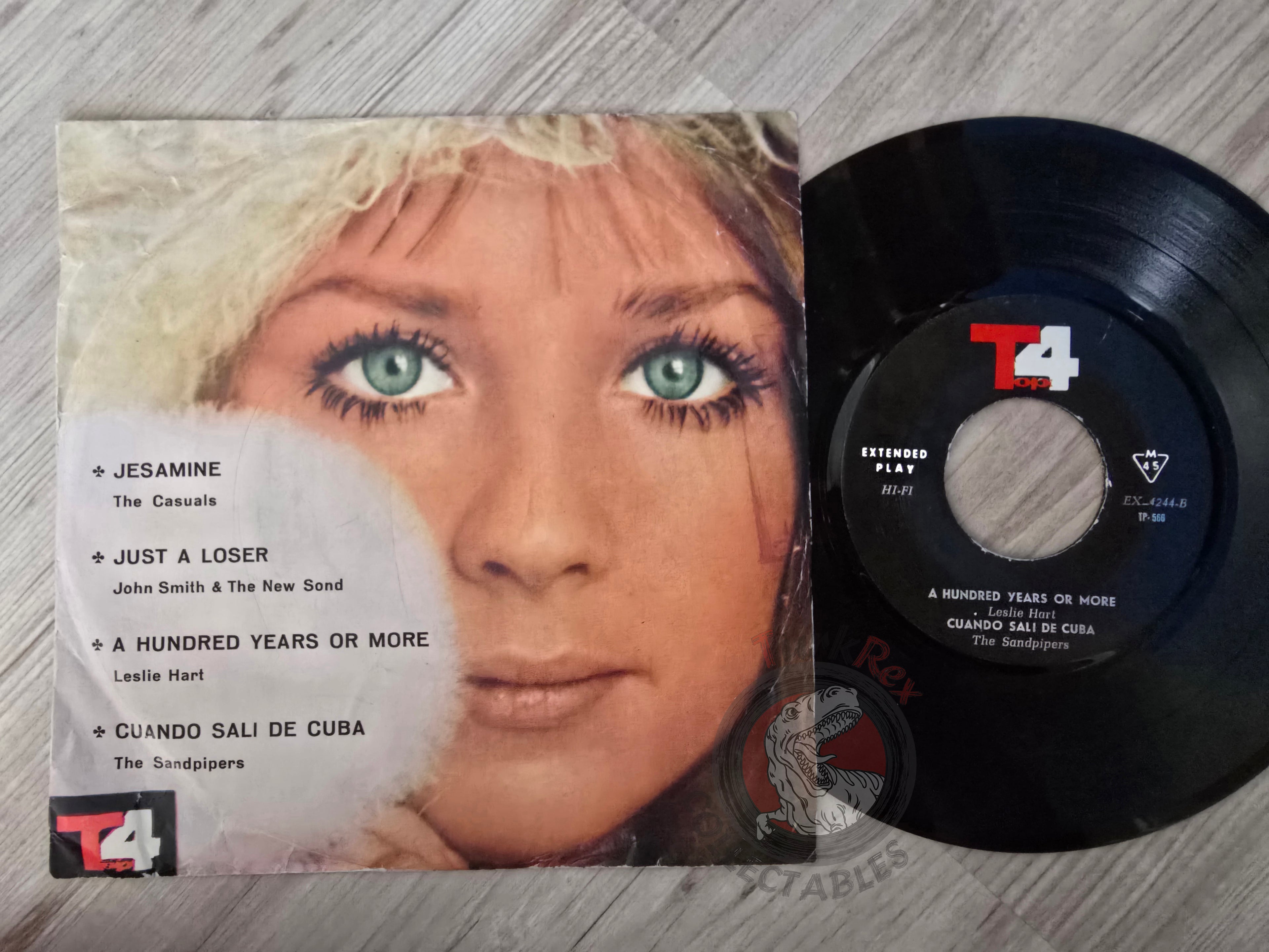 The Casuals / John Smith / Leslie Hart / The Sandpipers 7" Iran Pressing Vinyl Iranian Edition