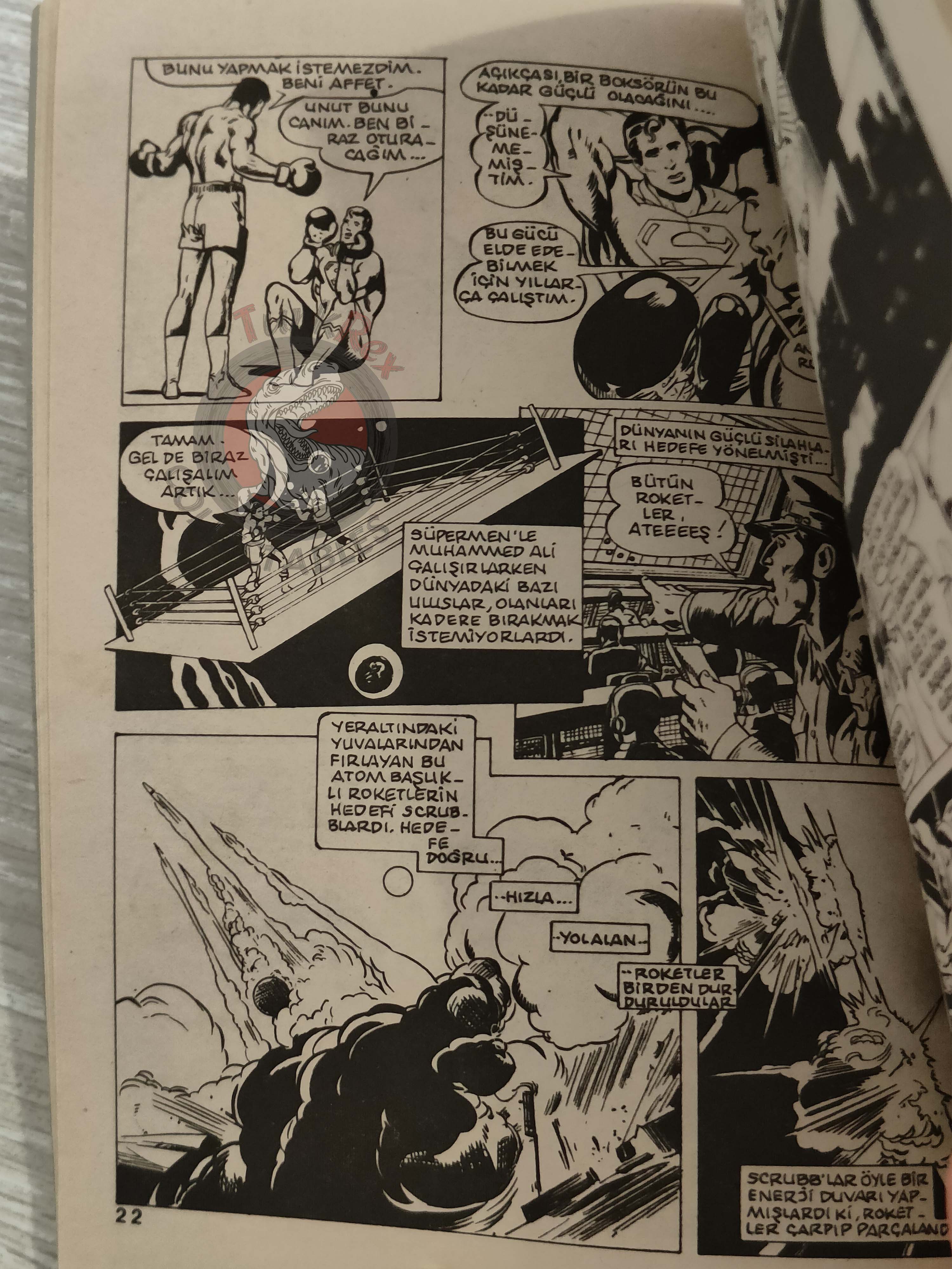 Superman #71 1990 Turkish Comic Turkey vs Muhammad Ali #56 Action Comics #572