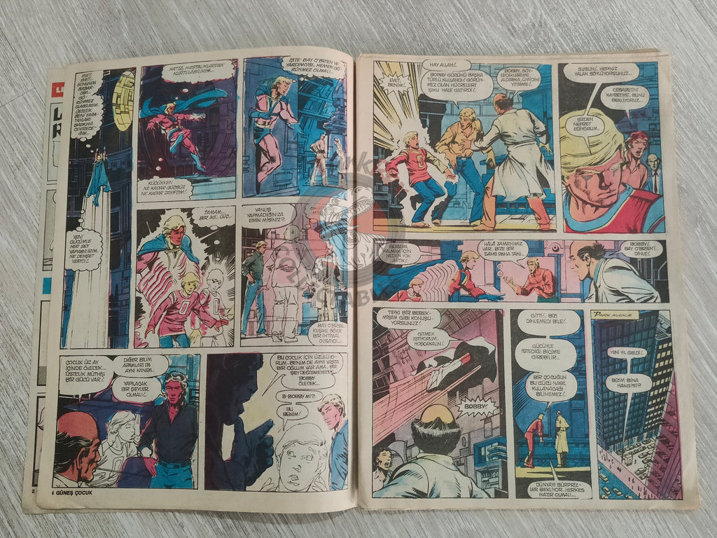 Güneş Çocuk #1 1989 Iron Fist, Indiana Jones, Pink Panther Turkish Comic Turkey