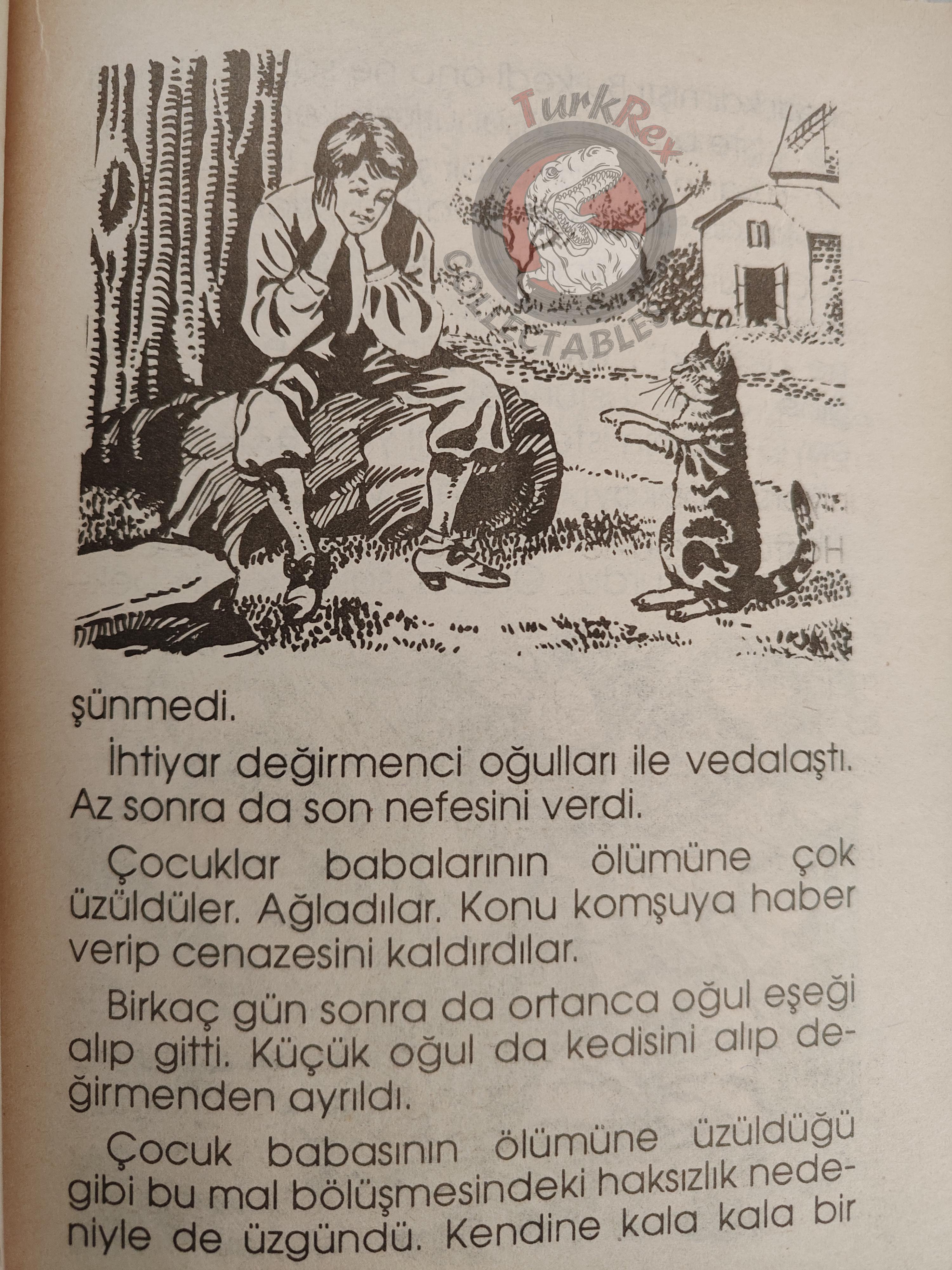 Puss in Boots – Grimm Brothers 1992 Turkish Book Turkey Illustrated