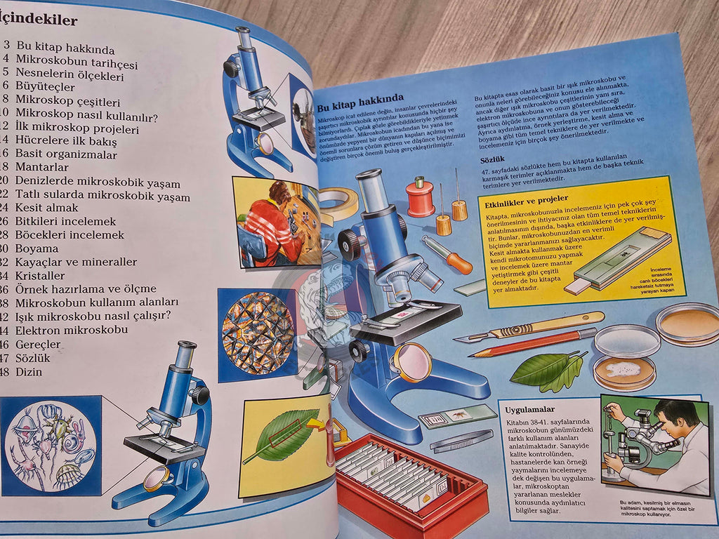 Chris Oxlade & Corinne Stockley – The World Of The Microscope 2007 Turkish Book Turkey