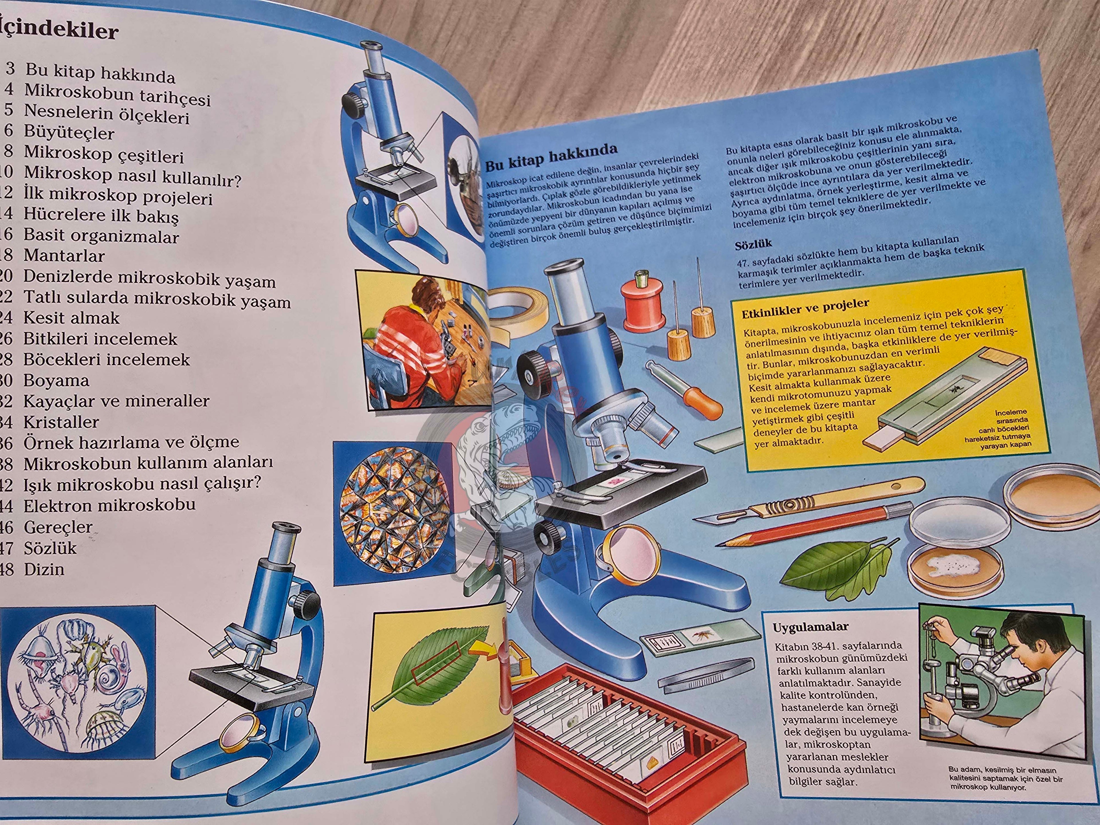 Chris Oxlade & Corinne Stockley – The World Of The Microscope 2007 Turkish Book Turkey