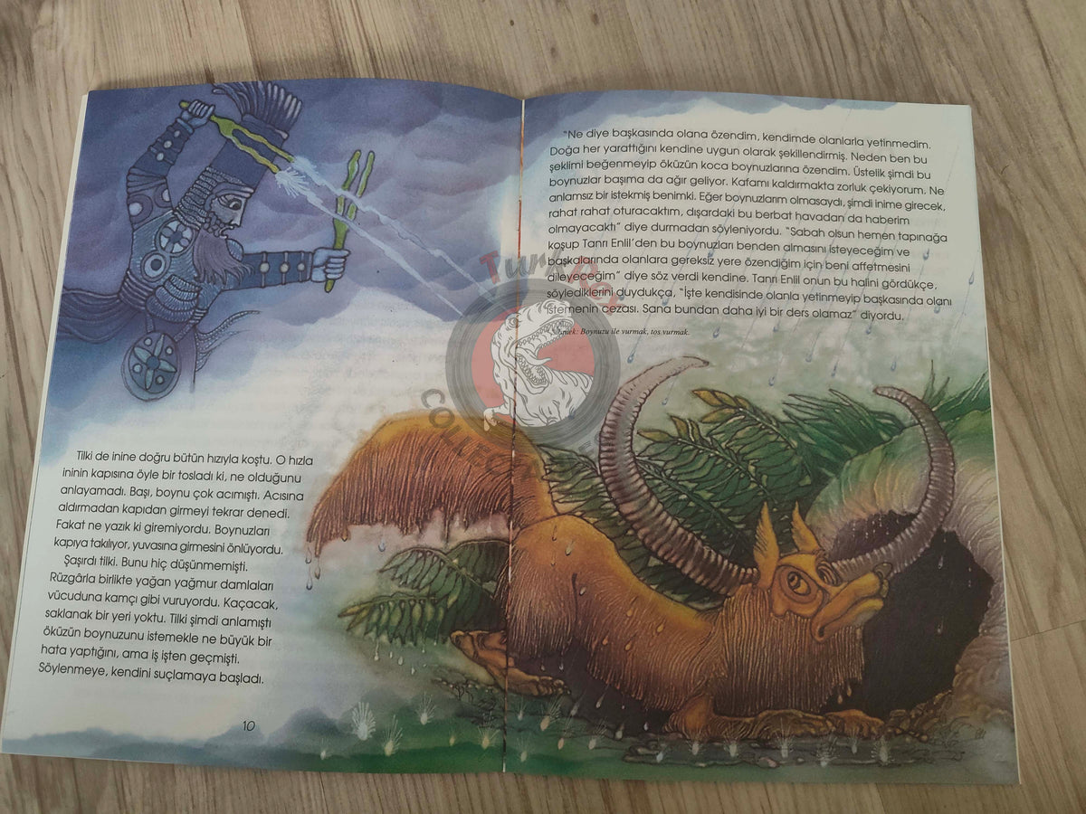 Muazzez İlmiye Çığ – Sumerian Animal Fables 2007 Turkish Book Turkey Illustrated