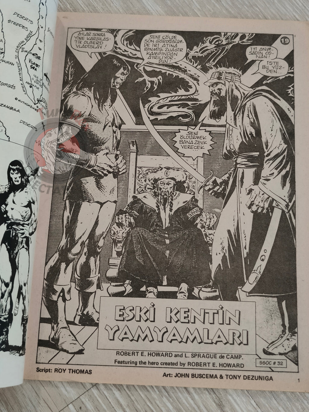 Conan #19 The Savage Sword of Conan #32 Turkish Comic Turkey