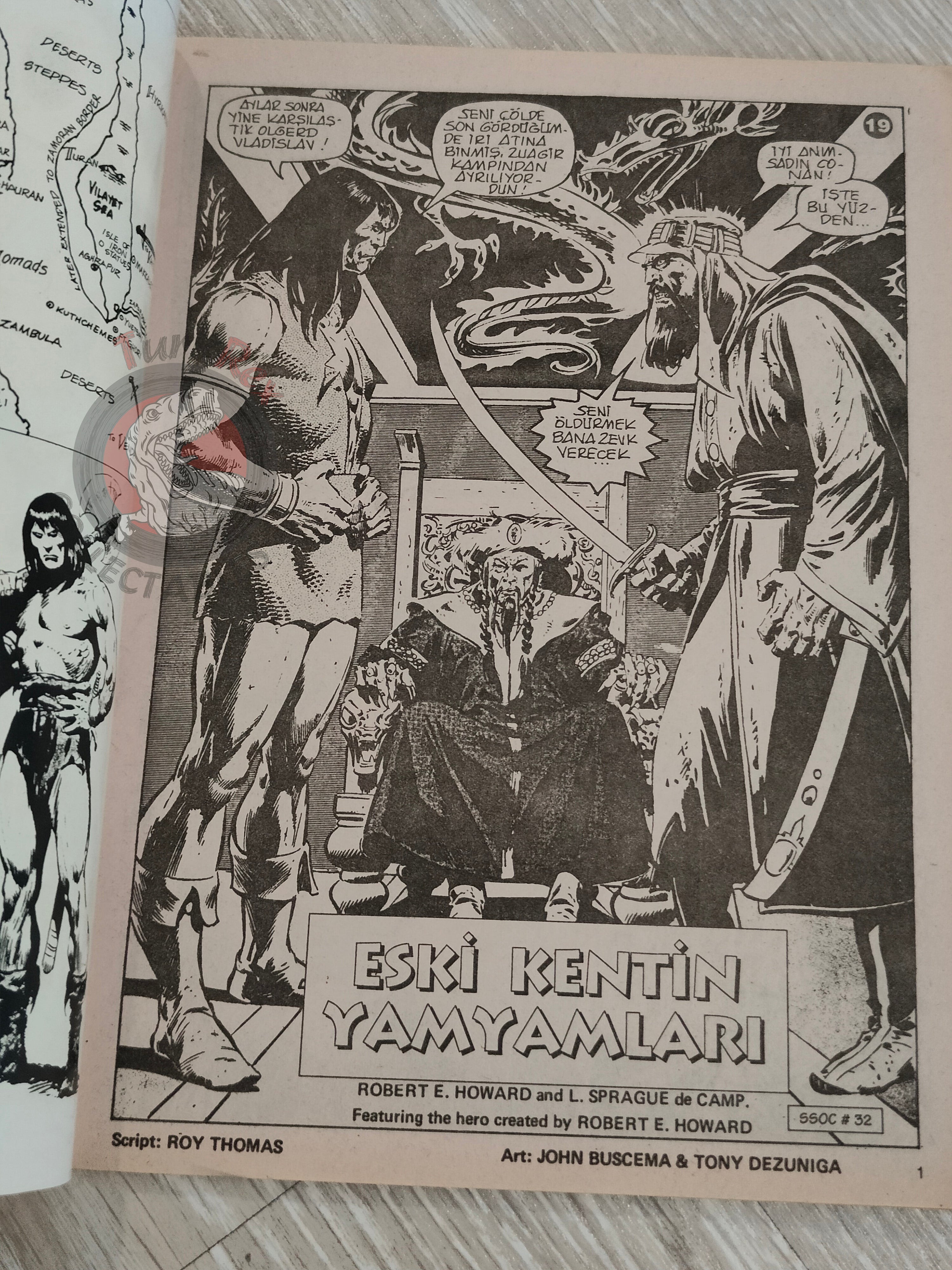 Conan #19 The Savage Sword of Conan #32 Turkish Comic Turkey