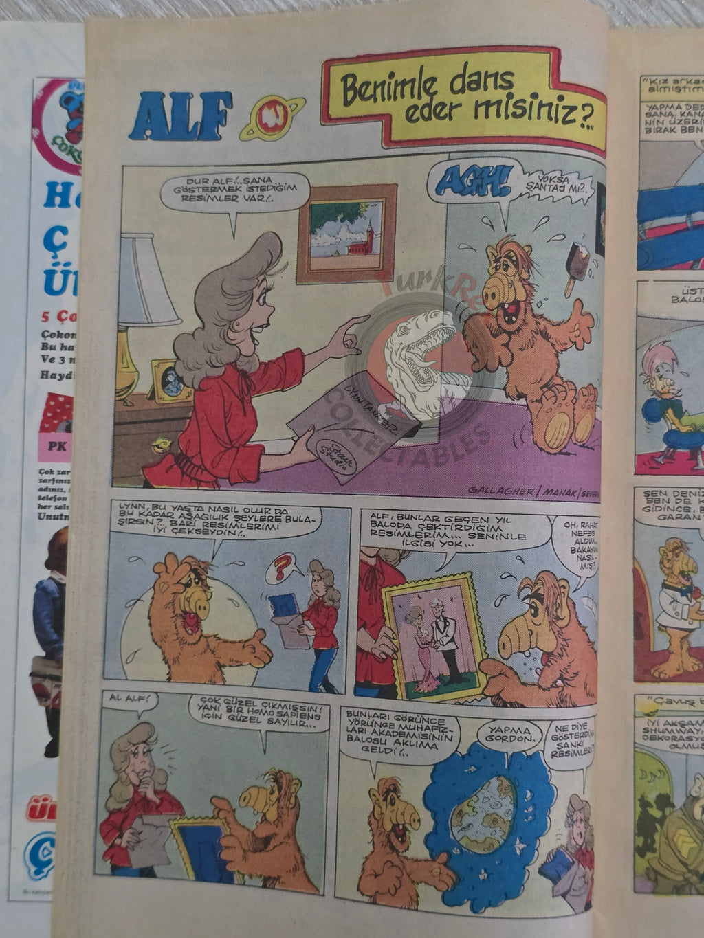 ALF #7 90s Turkish Comic Turkey Marvel