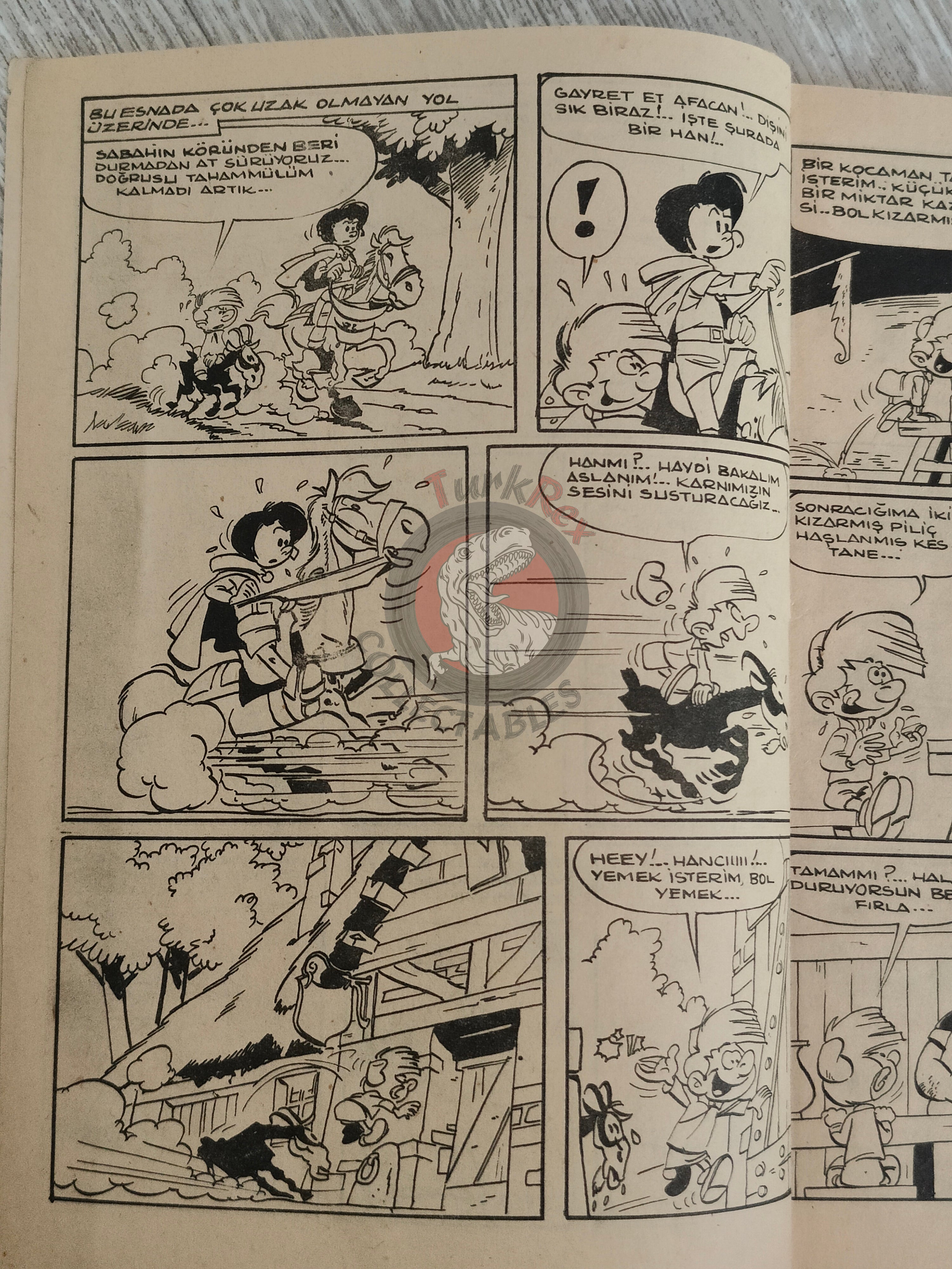 Johan et Pirlouit #31 1963 Turkish Comic Turkey L’Anneau des Castellac #11