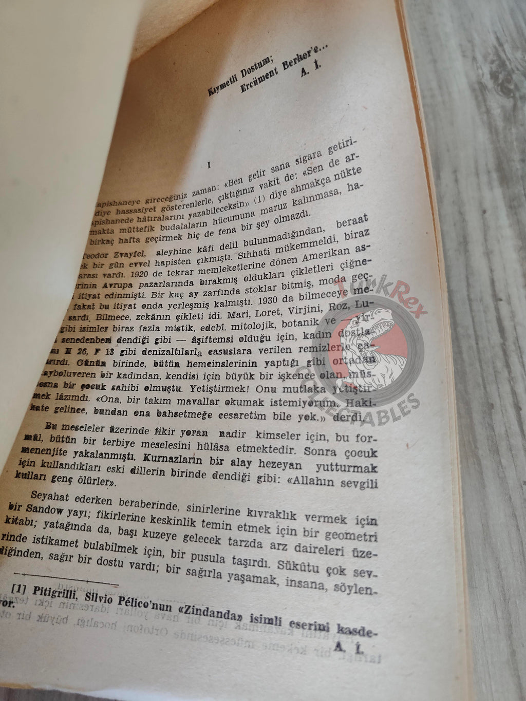 Pitigrilli – Dolicocefala Bionda 1958 Turkish Book Turkey