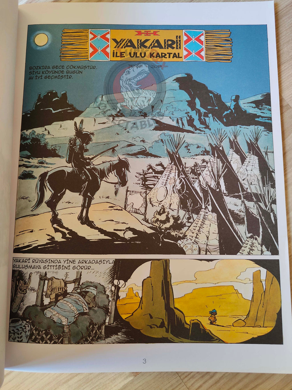 Yakari #1 Et Grand Aigle Turkish Comic Turkey Derib + Job