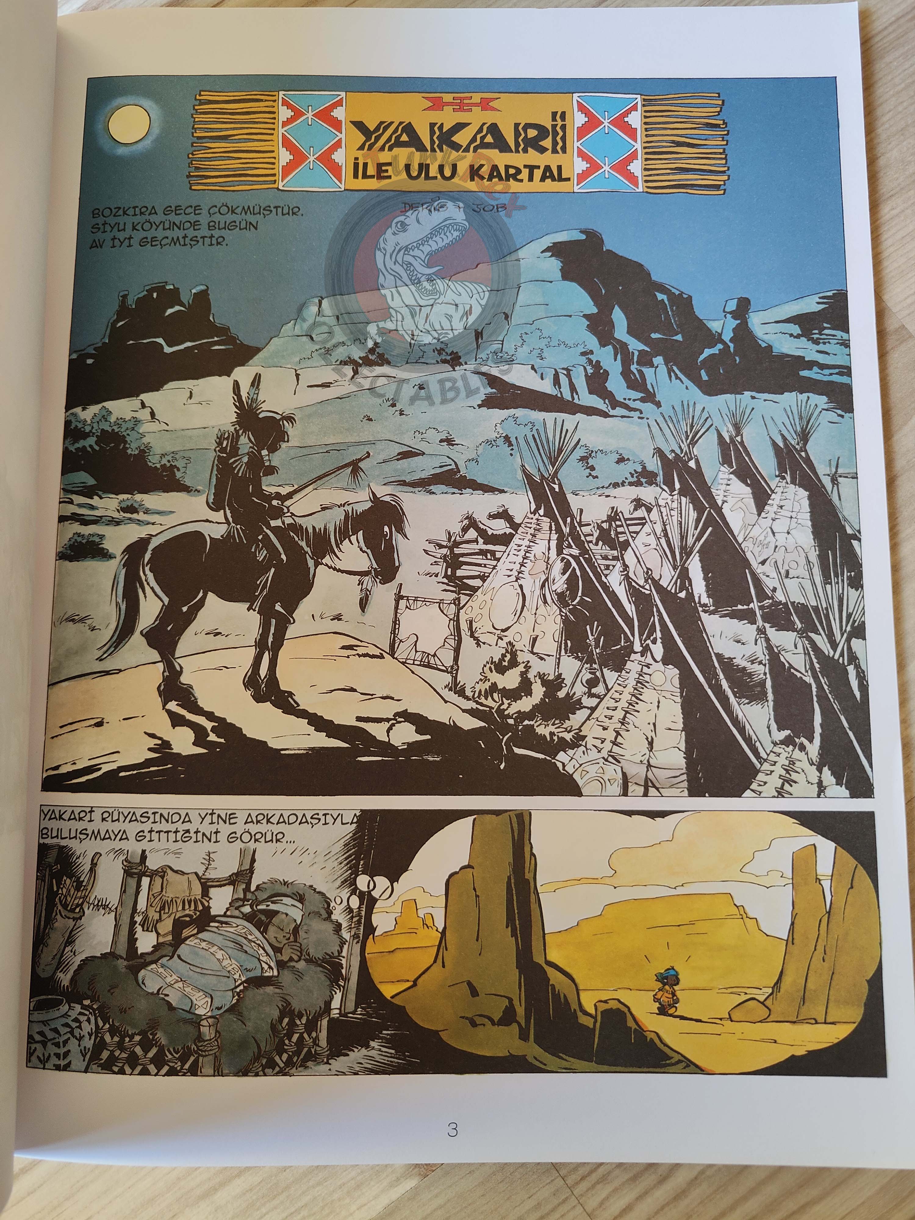 Yakari #1 Et Grand Aigle Turkish Comic Turkey Derib + Job