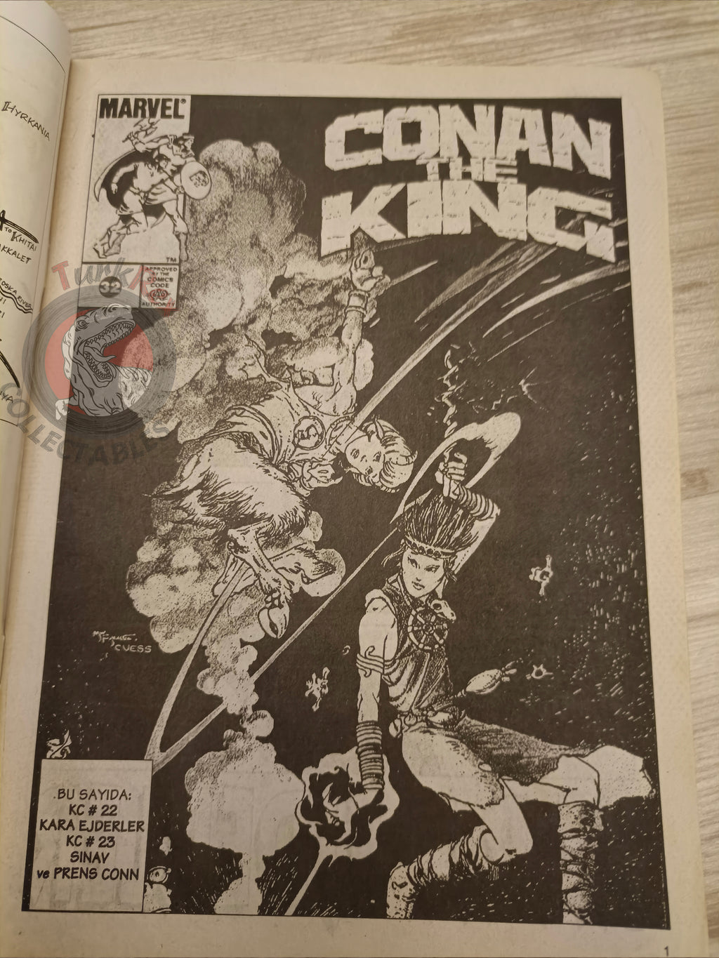 Kral Conan #32 King Conan #22 #23 Turkish Comic Turkey Prince Conn Ken Kelly