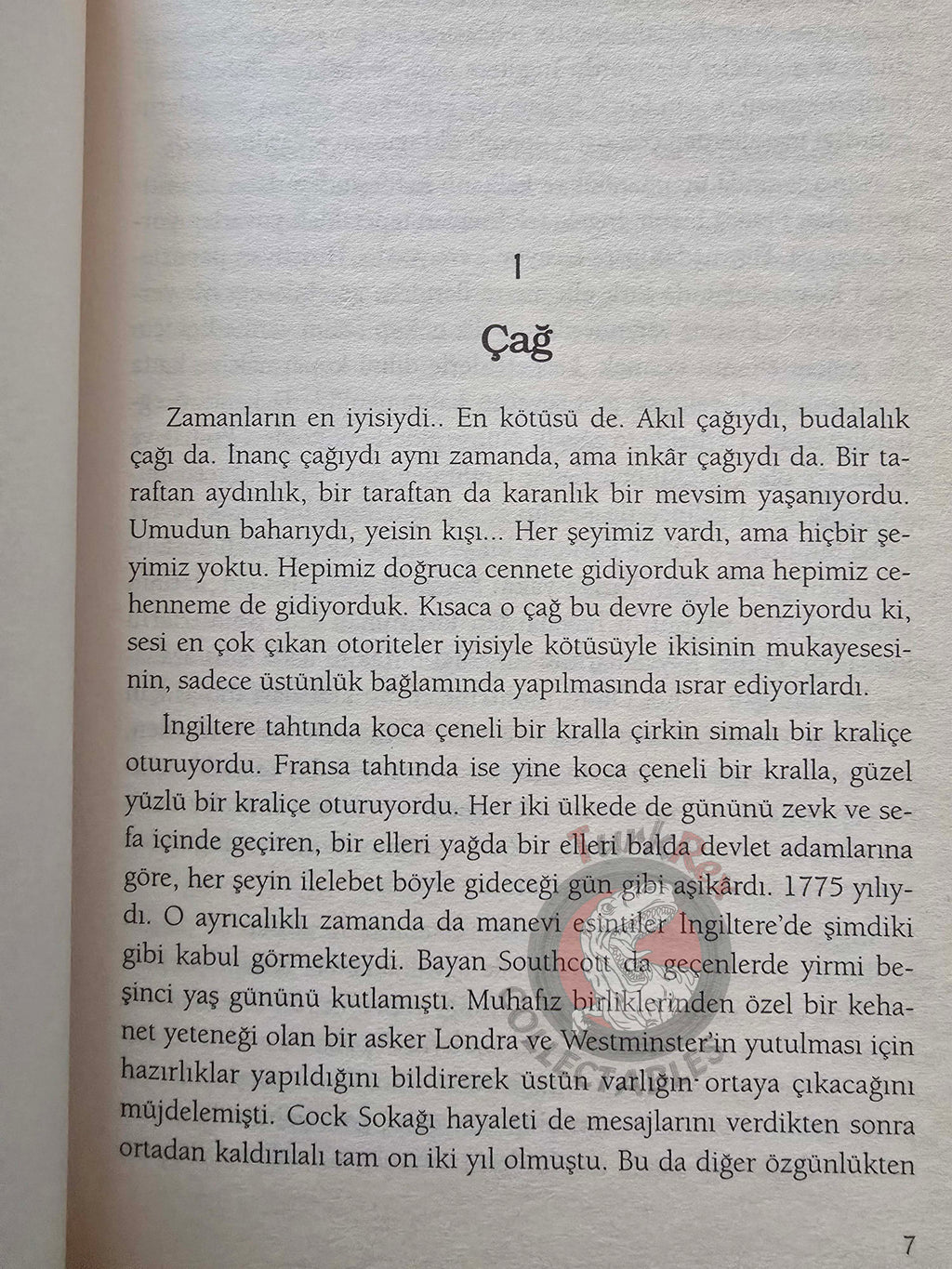 Charles Dickens – A Tale of Two Cities 2003 Turkish Book Turkey