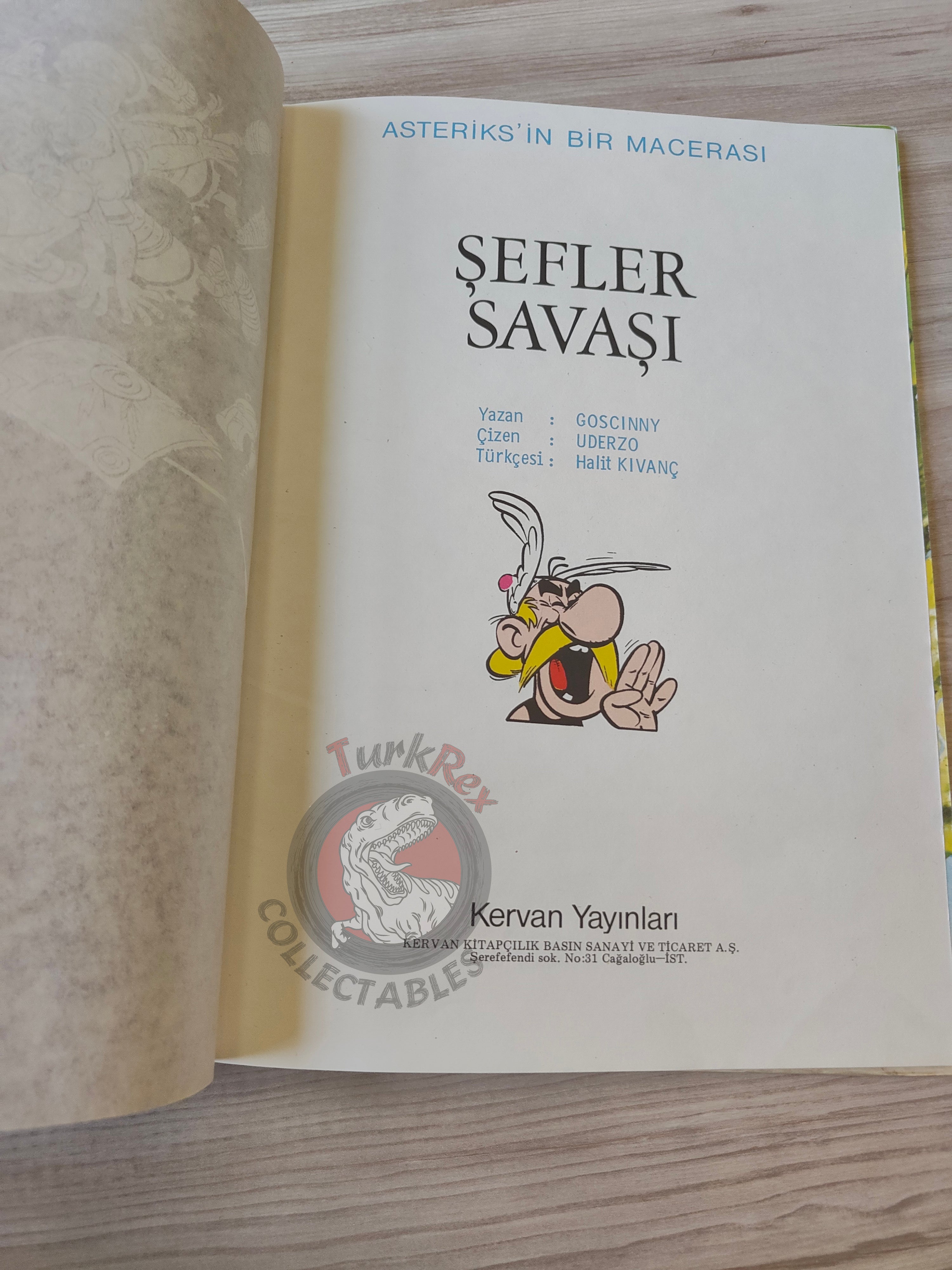 Asterix – Asterix and the Big Fight 1973 Turkish Edition Comic Turkey
