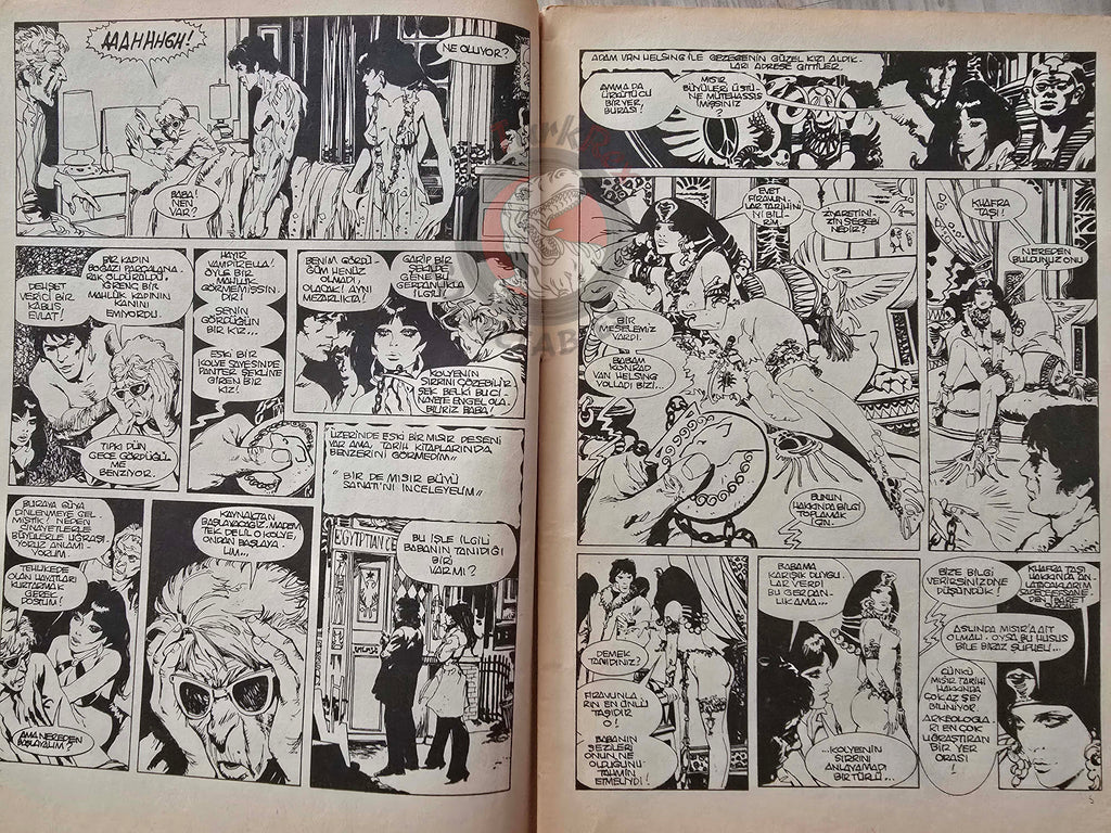 Vampirella #14 1977 Turkish Comic Turkey Warren Publishing cover #47 #50 Morbius Eerie