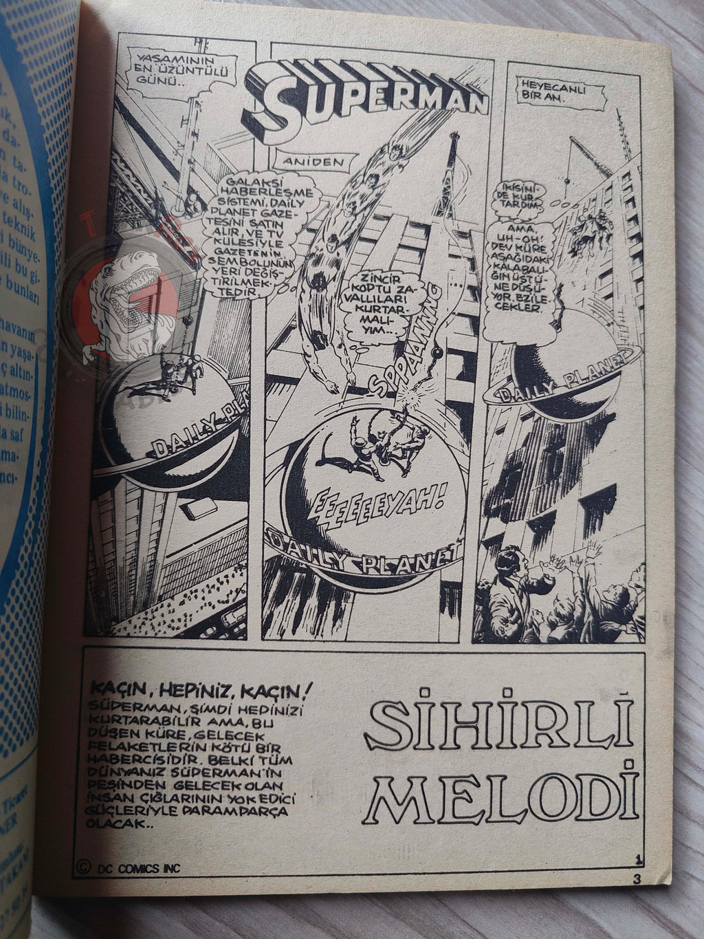 Superman Vol #6 1980s Turkish Comic Turkey Action Comics #398 #399 #400