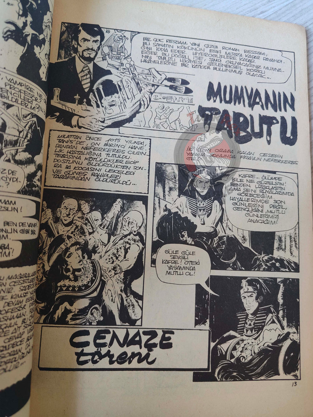 Korku June 1975 Turkish Comic Turkey Vampirella #38 Warren Creepy Eerie
