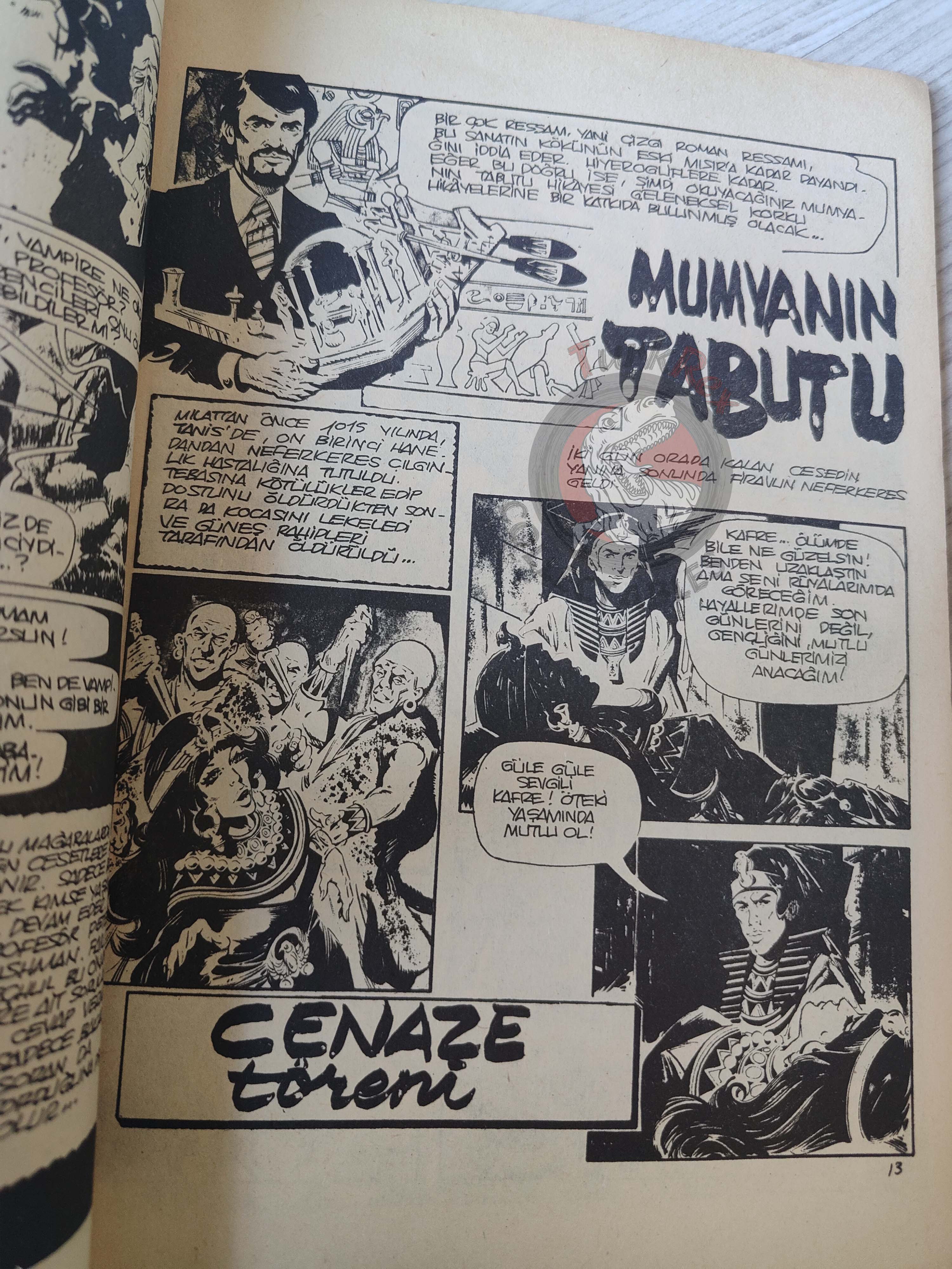 Korku June 1975 Turkish Comic Turkey Vampirella #38 Warren Creepy Eerie