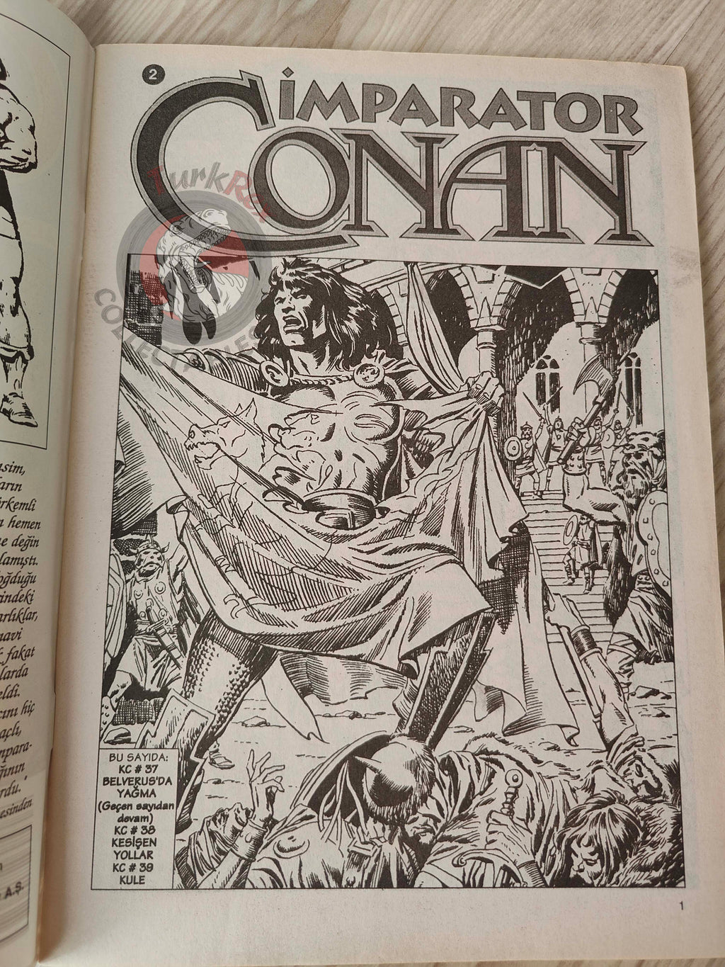 Imparator Conan #2 Conan the King #38 #39 Turkish Comic Turkey