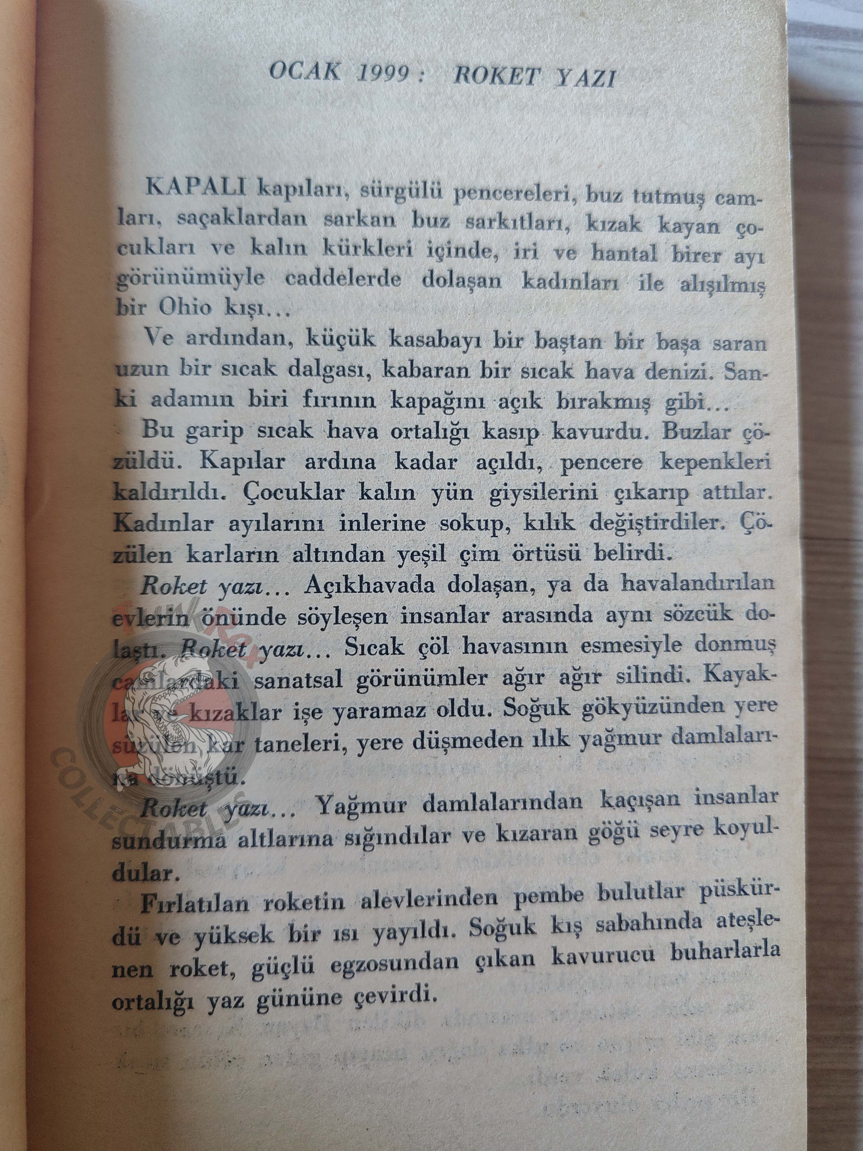 Ray Bradbury – The Silver Locusts 1984 1st Turkish Book Turkey