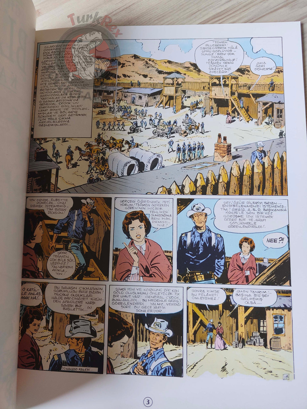 Blueberry #4 – Mission to Mexico 2003 1st Edition Turkish Comic Turkey