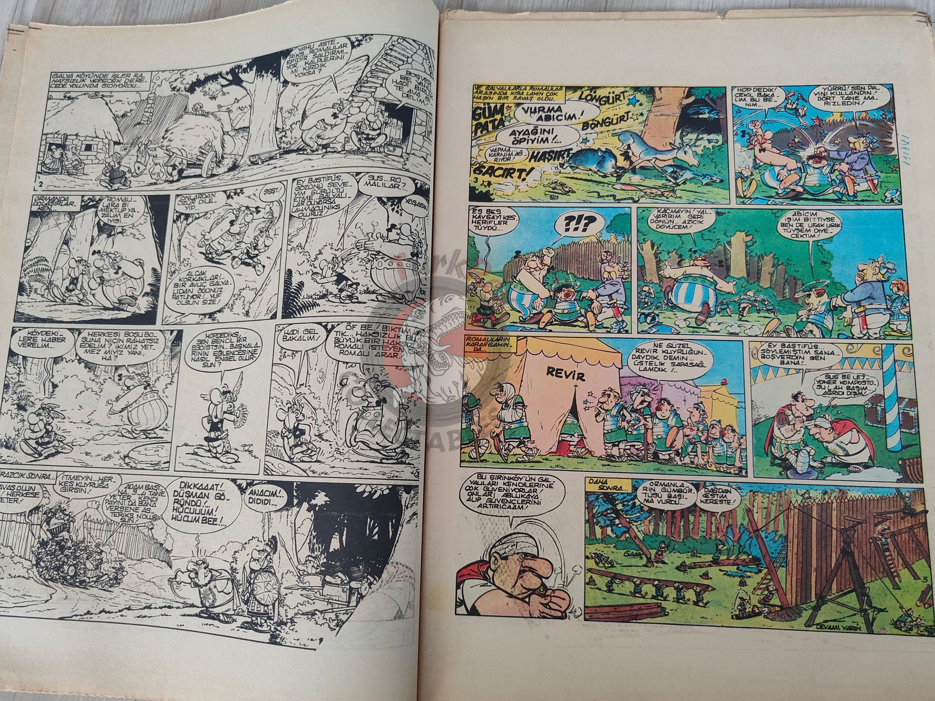 Asterix – Asterix and the Banquet 80s Turkish Edition Comic Turkey