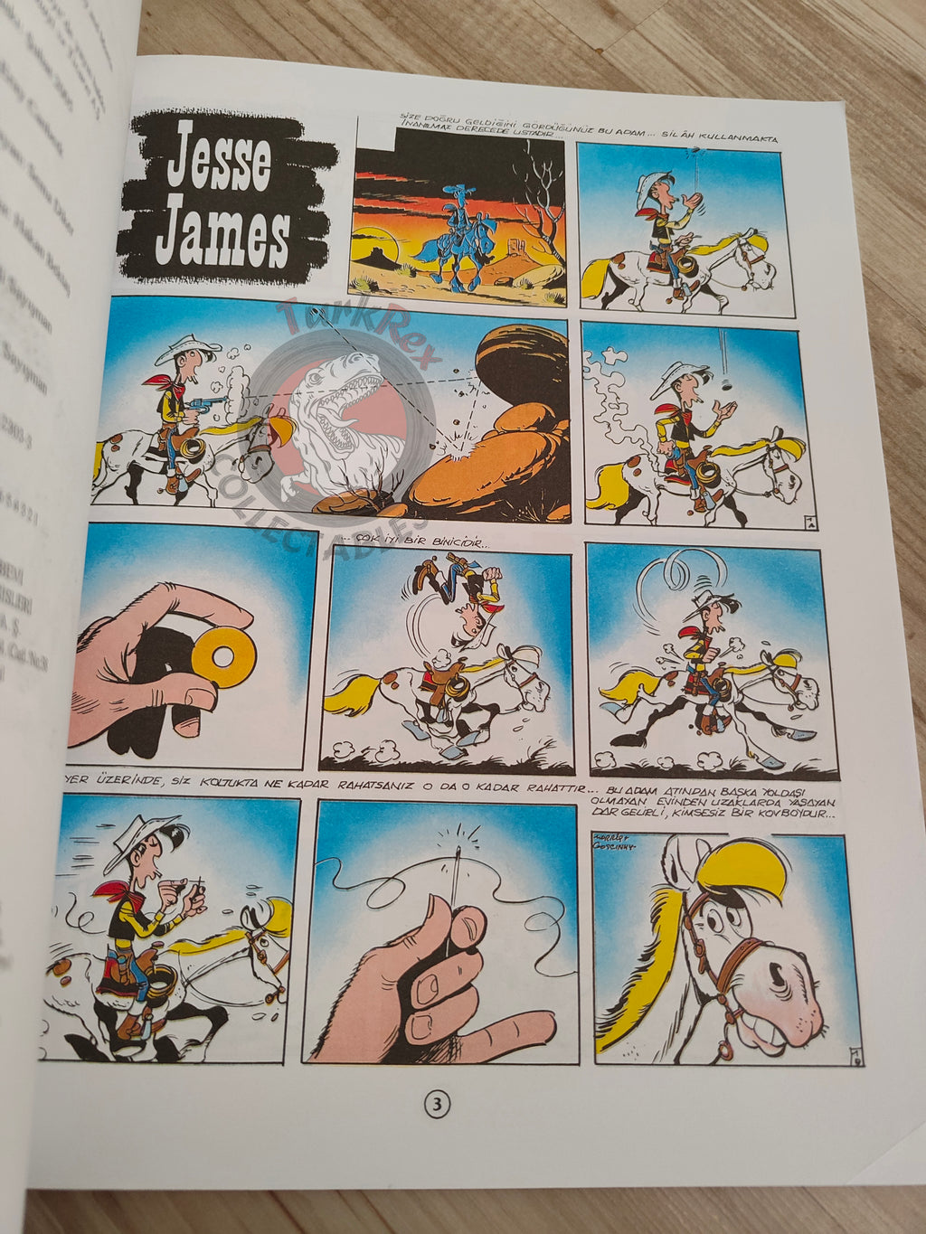 Lucky Luke #24 Jesse James 2005 Turkish Comic Turkey
