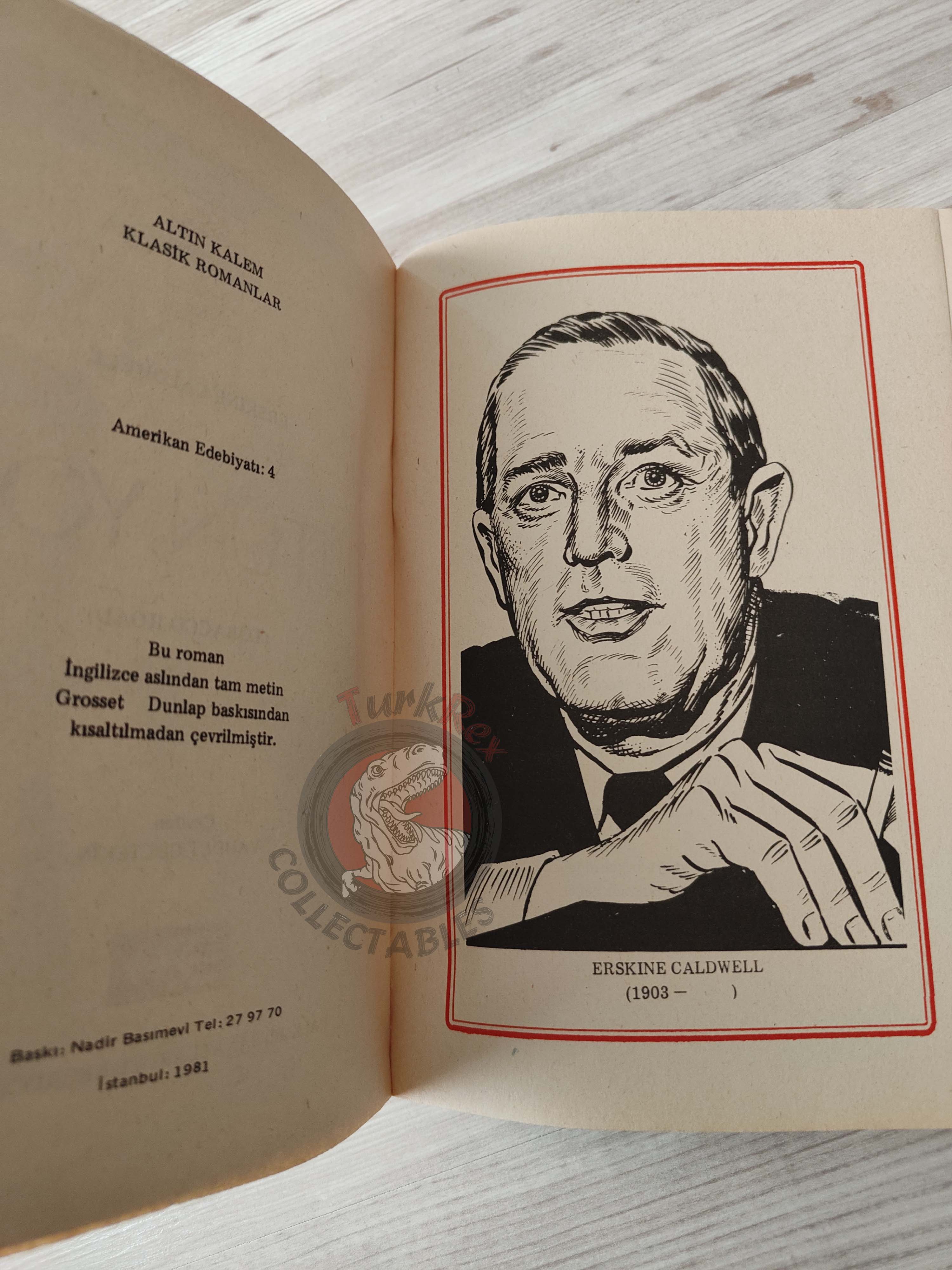 Erskine Caldwell – Tobacco Road 1981 Turkish Book Turkey
