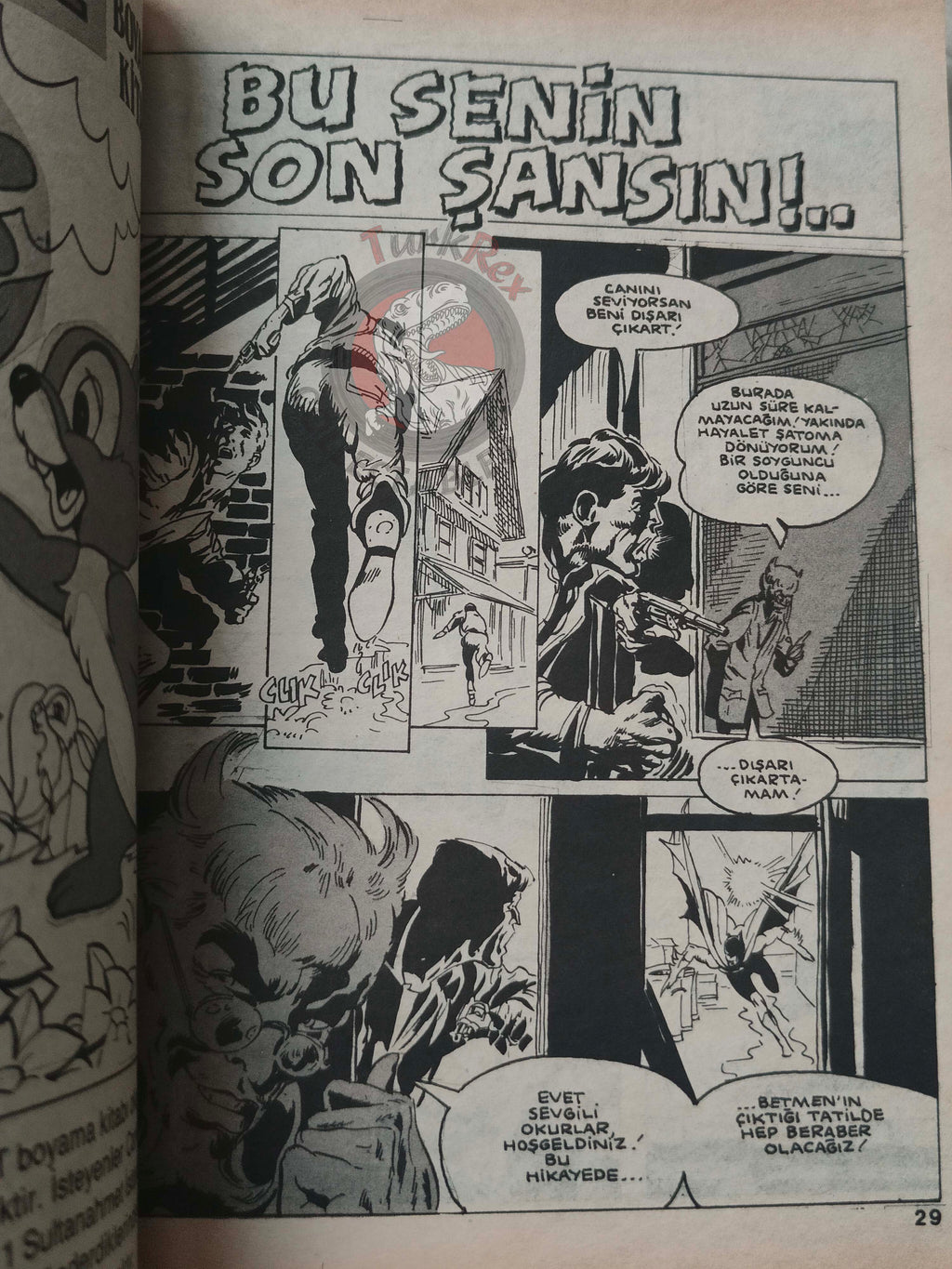 Superman Vol #14 1990 Turkish Comic Turkey Supergirl Batman Justice League Of America