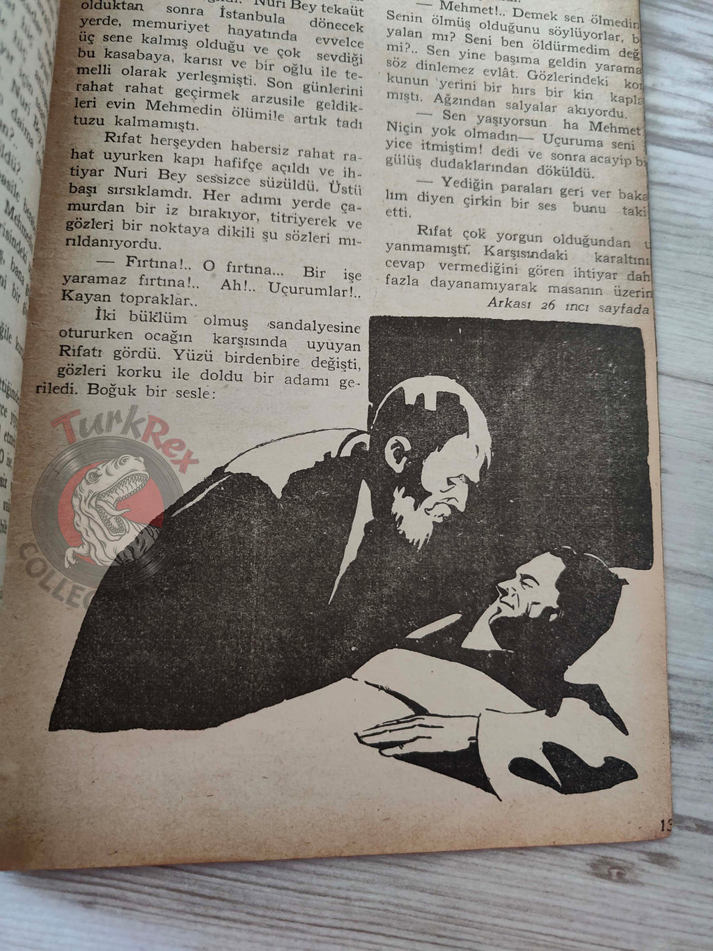 1001 Roman 1944 The Green Nest Turkish Comic Mag Turkey