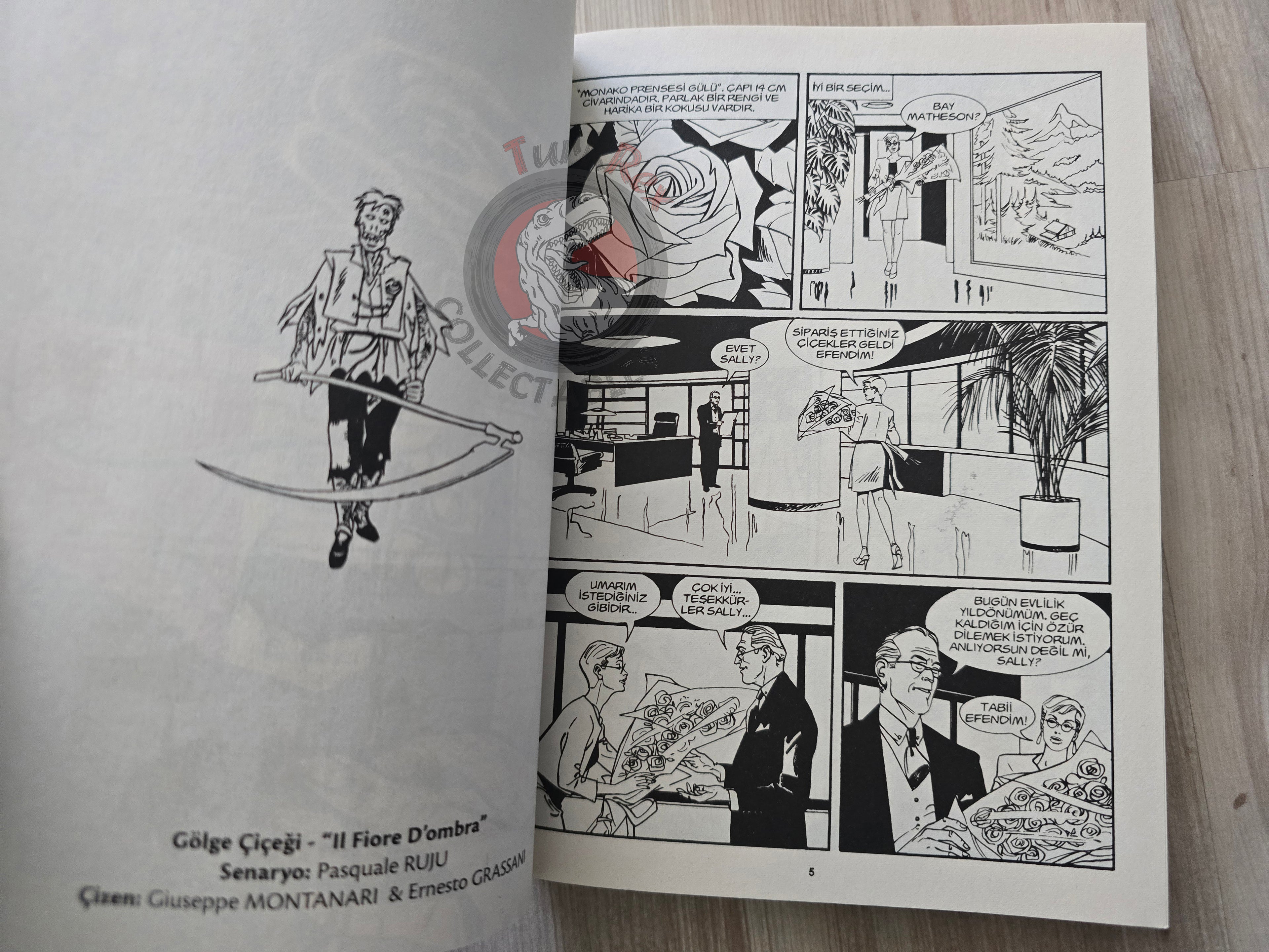 Dylan Dog Maxi #1 2010 Turkish Comic Turkey Il fiore d’ombra