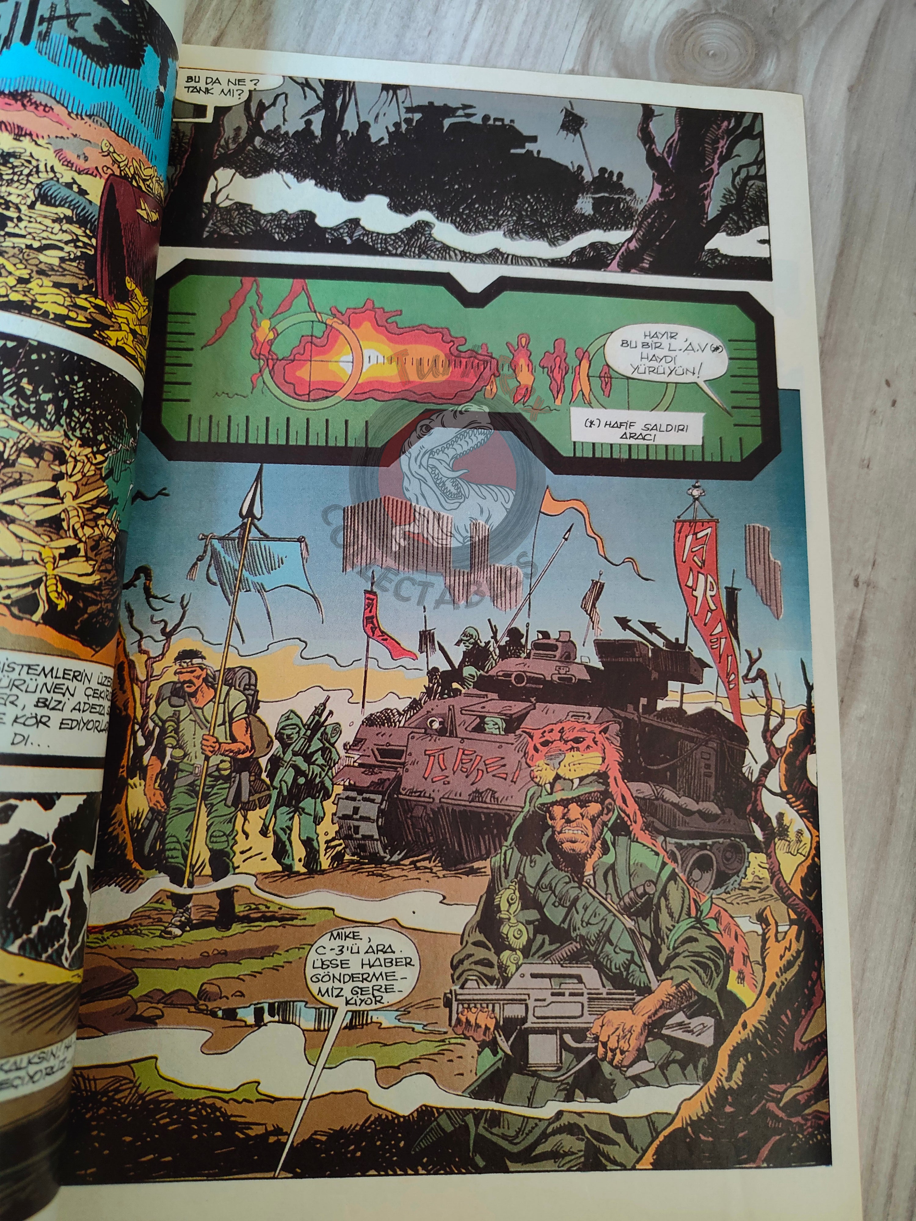 Dreadlands #1 1990s Turkish Edition Comic Turkey Newspaper Giveaway