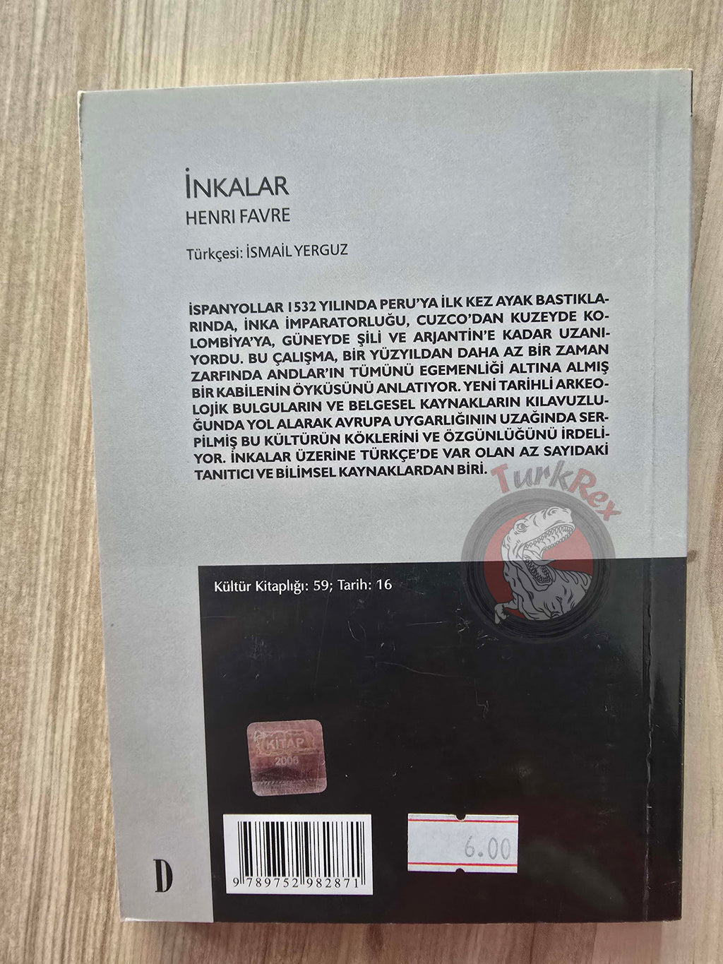Henri Favre – The Incas 2007  Turkish Book Turkey