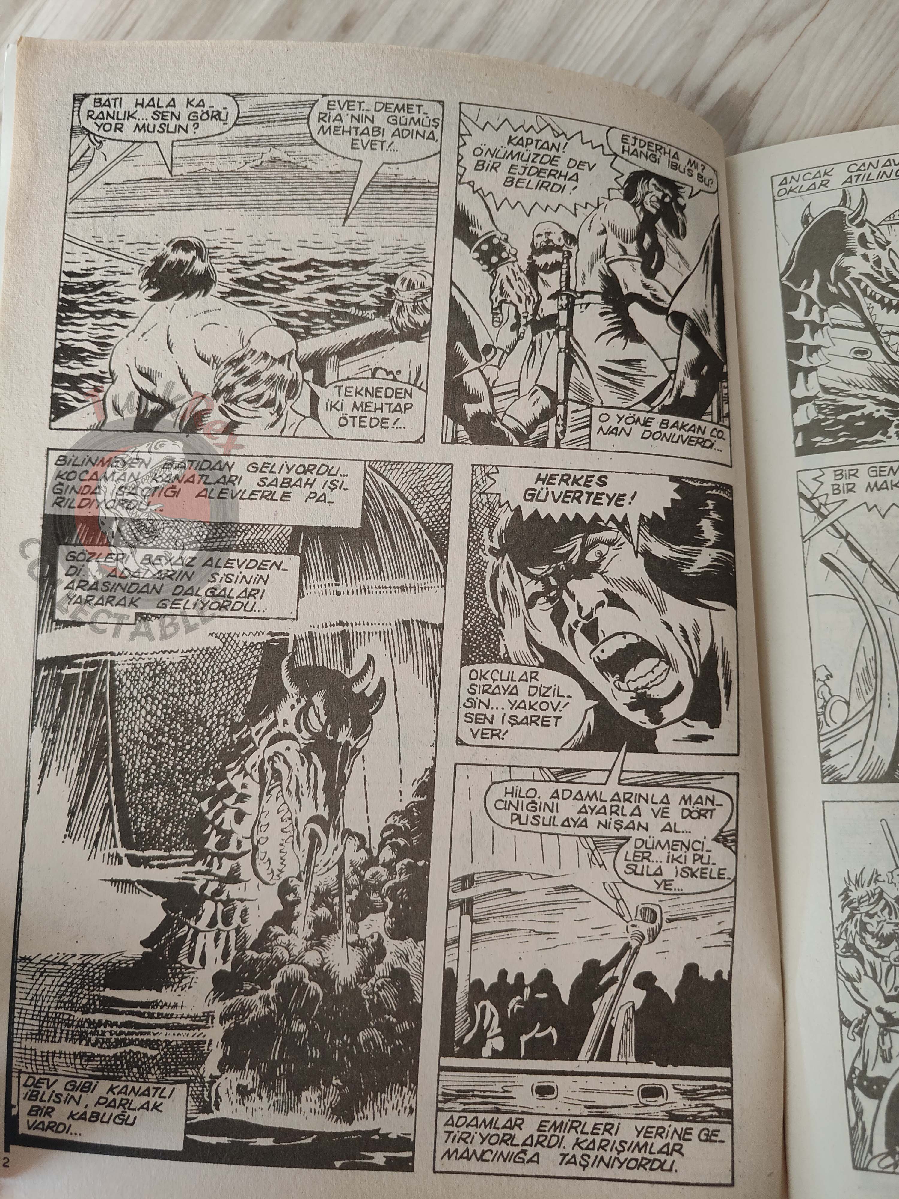 Imparator Conan #14 Kull #1 Turkish Comic Turkey Frank Frazetta