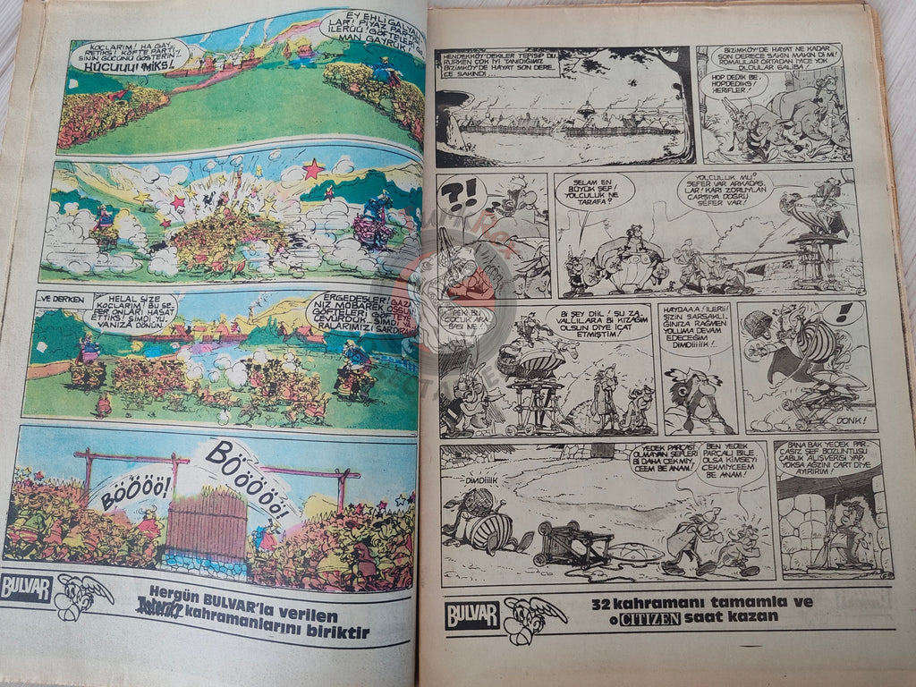 Asterix – Asterix and the Great Divide 1986 Turkish Edition Comic Turkey