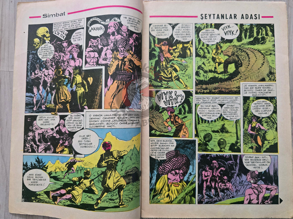 Doğan Kardeş 1971 Magazine #27 Turkish Comic Turkey Sinbad the Sailor Gulliver’s Travels Sibylline