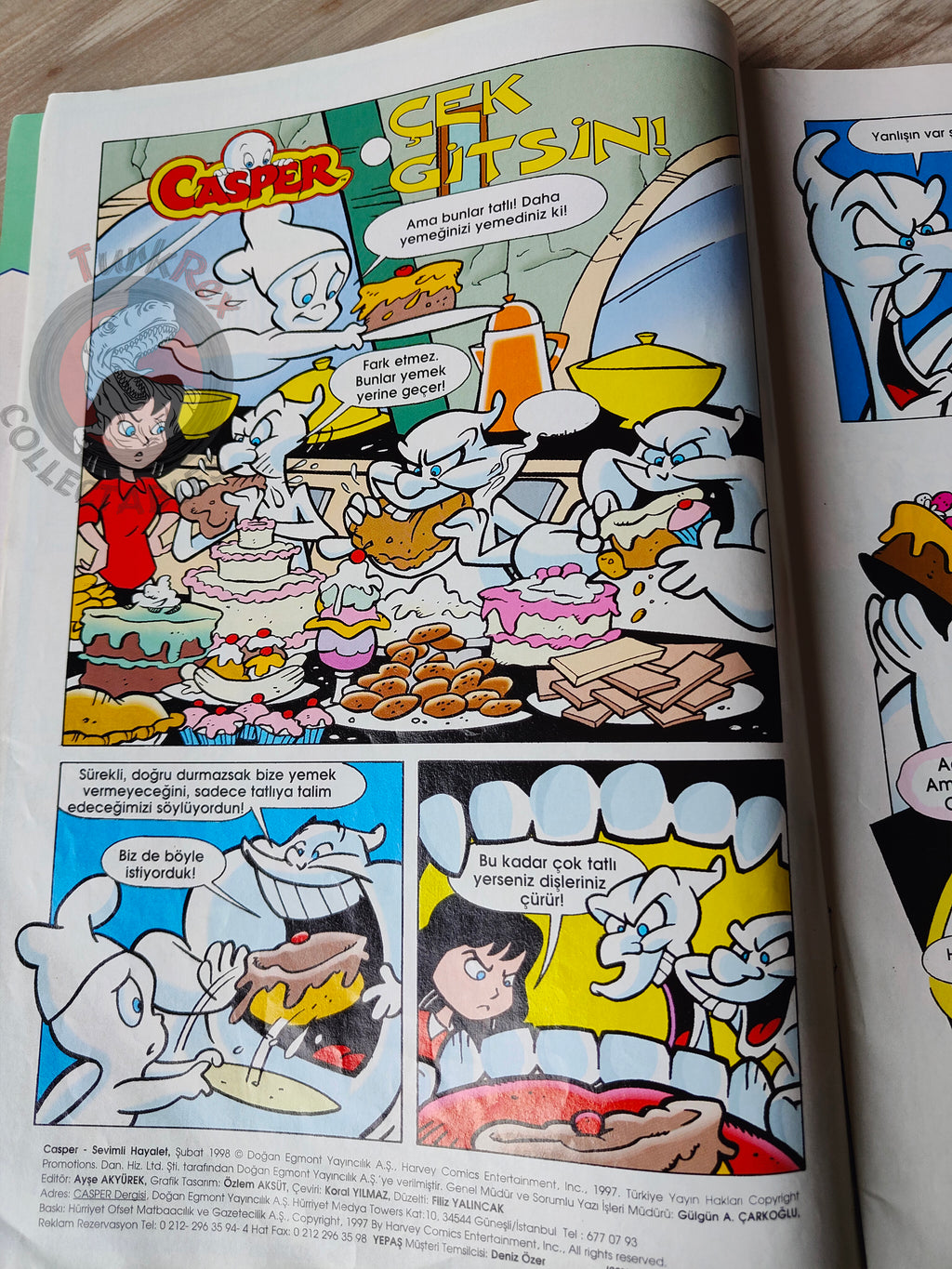Casper the Friendly Ghost Magazine – Issue #30 1998 Turkish Comic Turkey