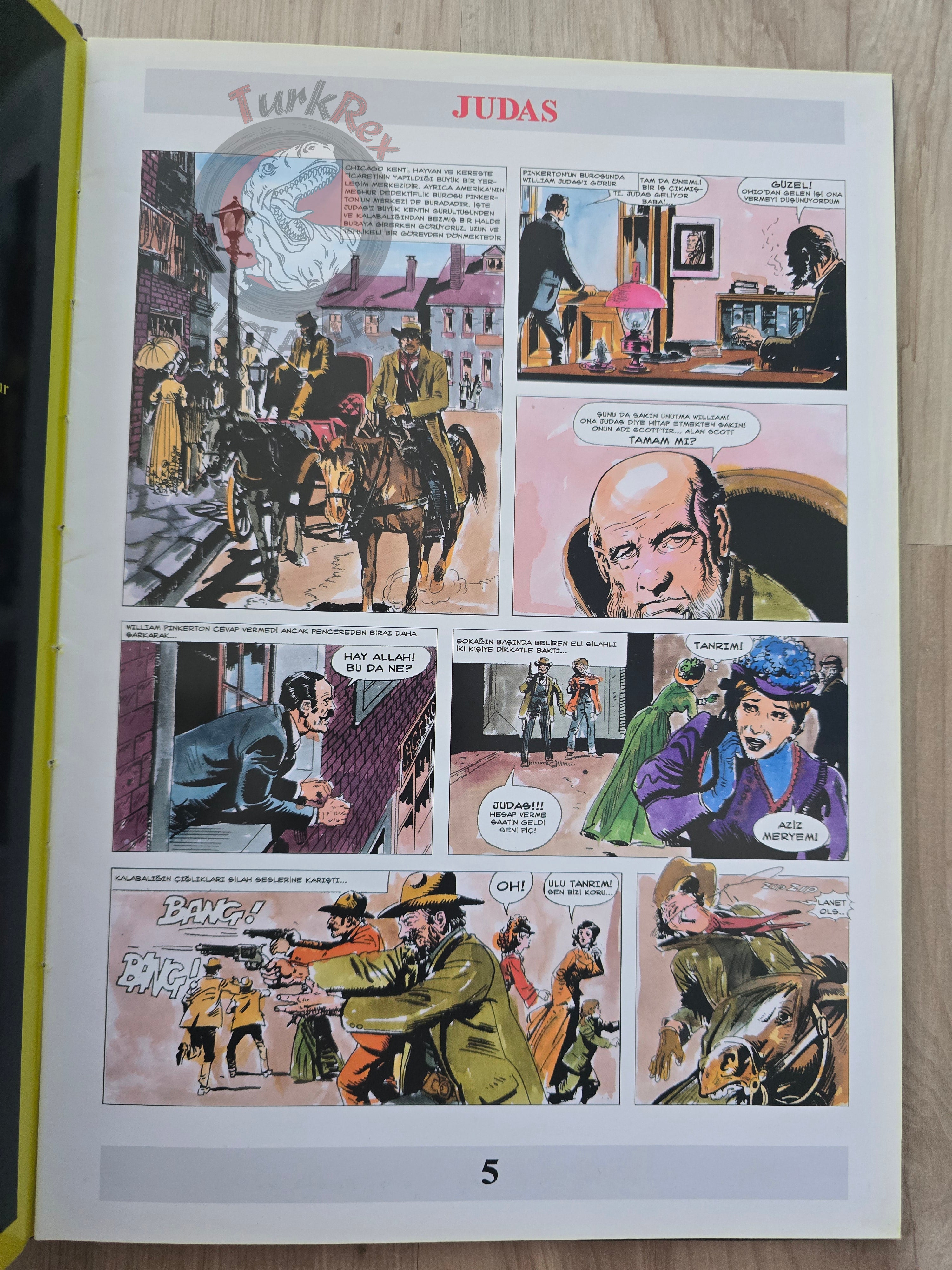 Judas #1 Turkish Hardcover Comic Turkey La croce fiammeggiante #4