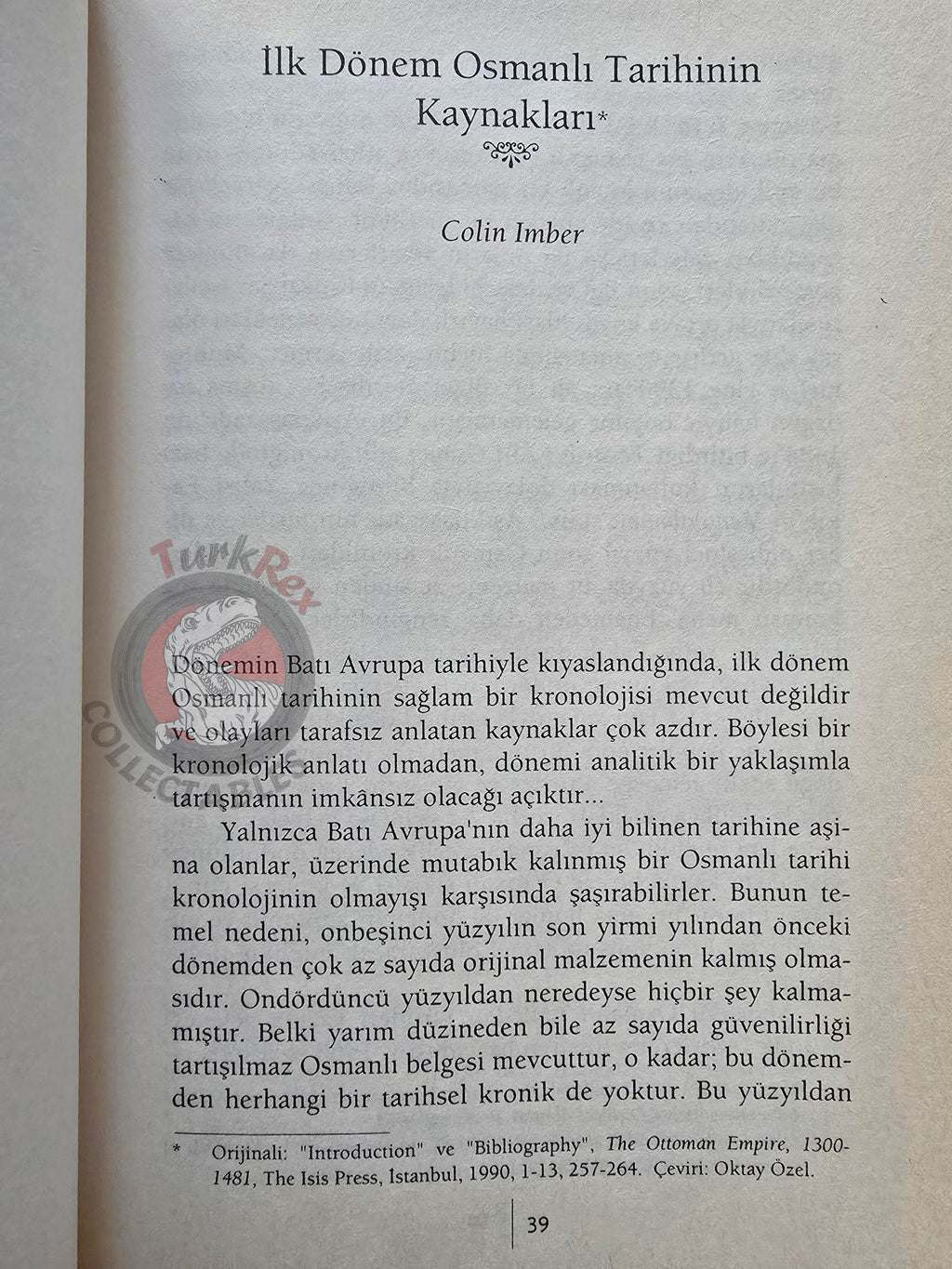 Debates on the Foundation of the Ottoman Empire 2005 Turkish Book Turkey