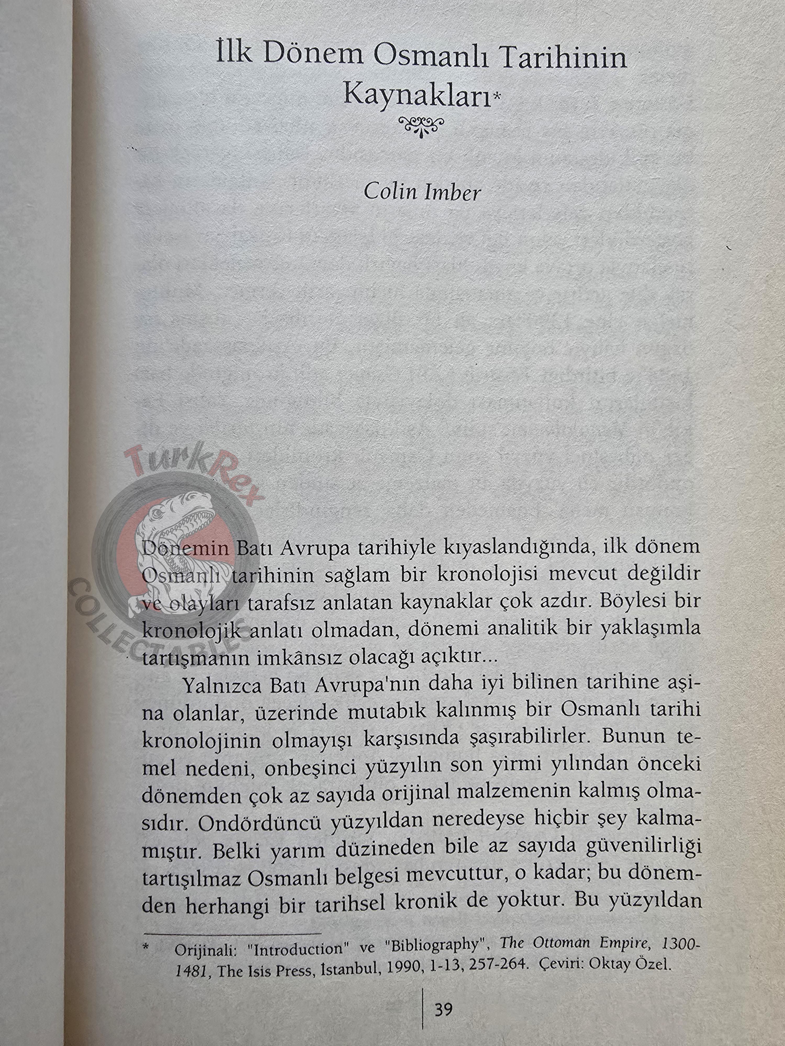 Debates on the Foundation of the Ottoman Empire 2005 Turkish Book Turkey