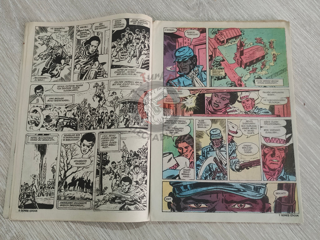 Güneş Çocuk #7 1989 Rawhide Kid, Candy Candy, Pink Panther Turkish Comic Turkey