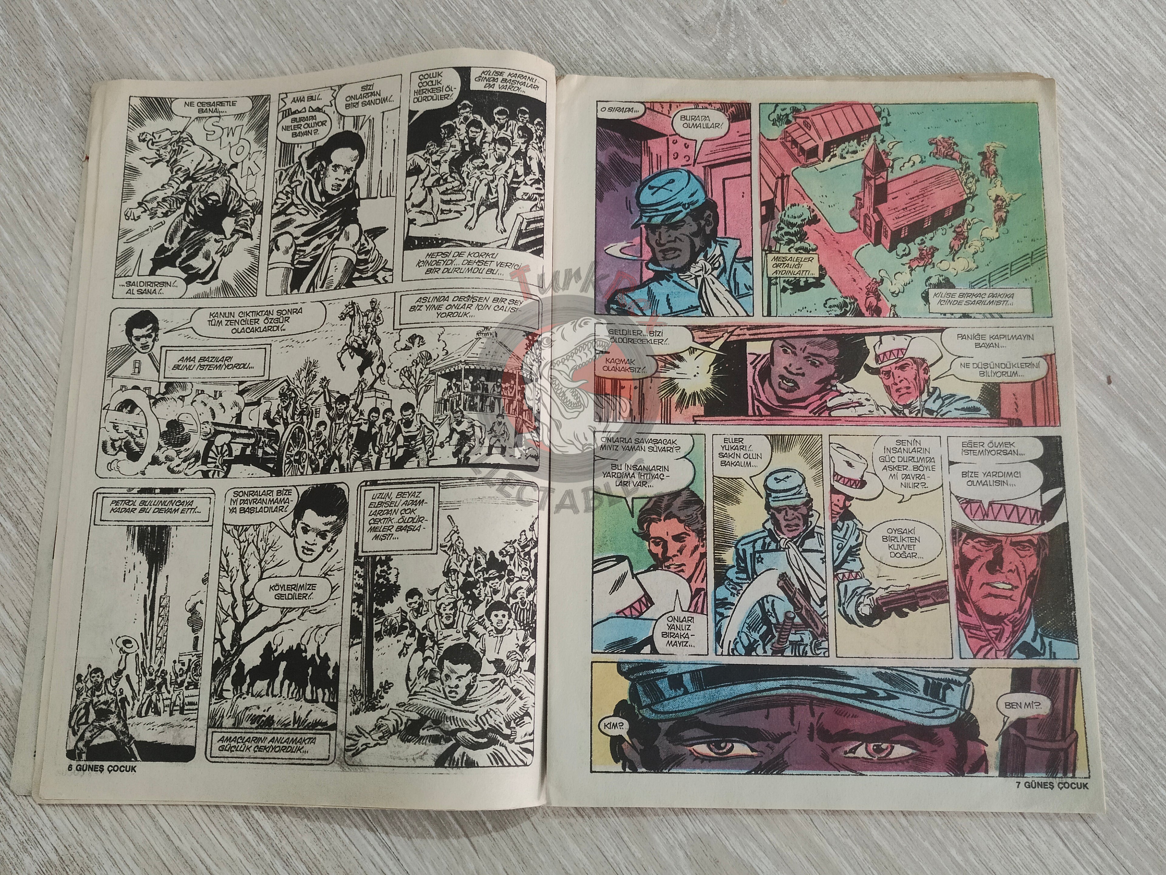 Güneş Çocuk #7 1989 Rawhide Kid, Candy Candy, Pink Panther Turkish Comic Turkey