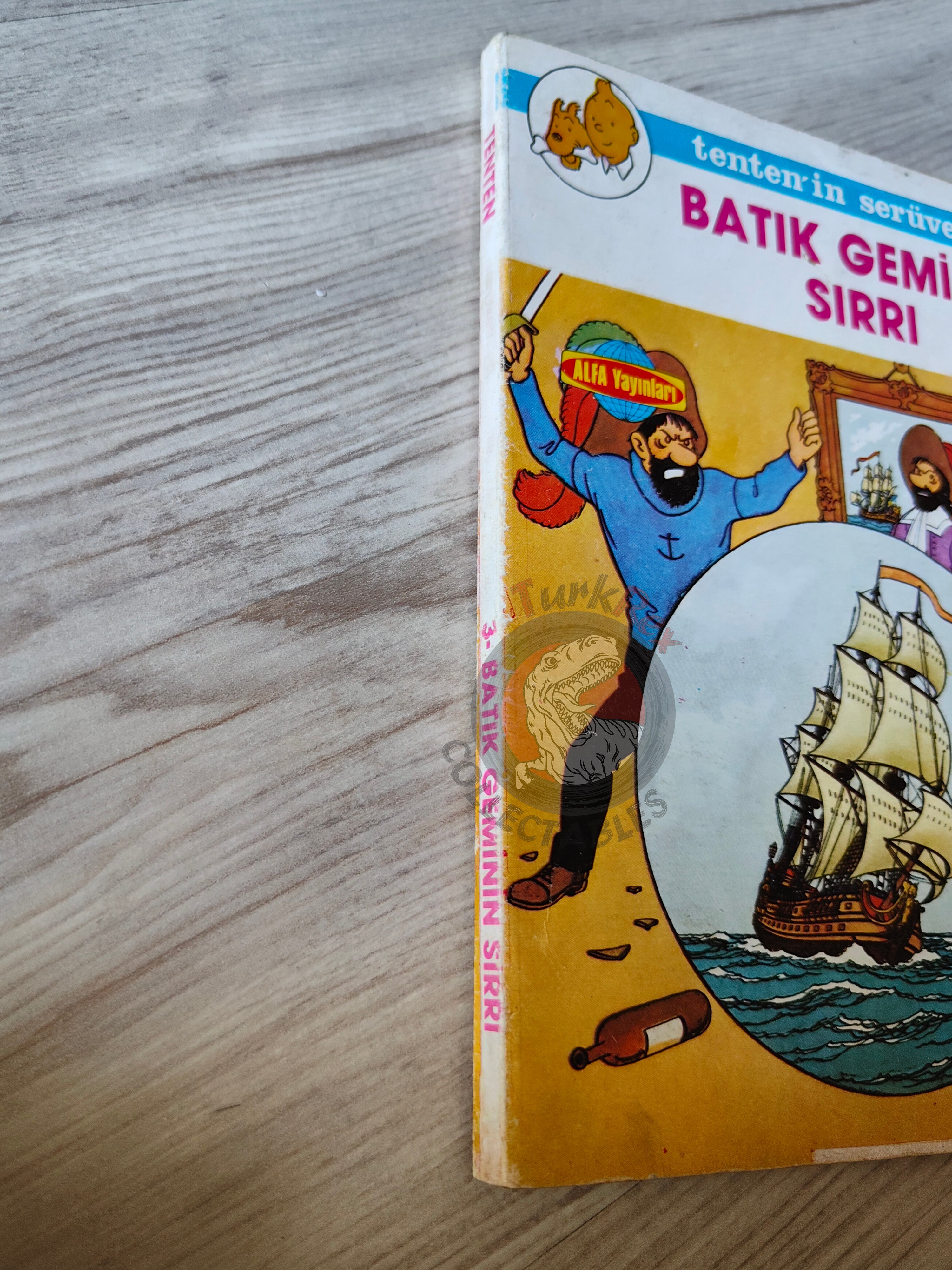 Tintin – The Secret of the Unicorn mid 1980s Turkish Edition Comic Turkey 2