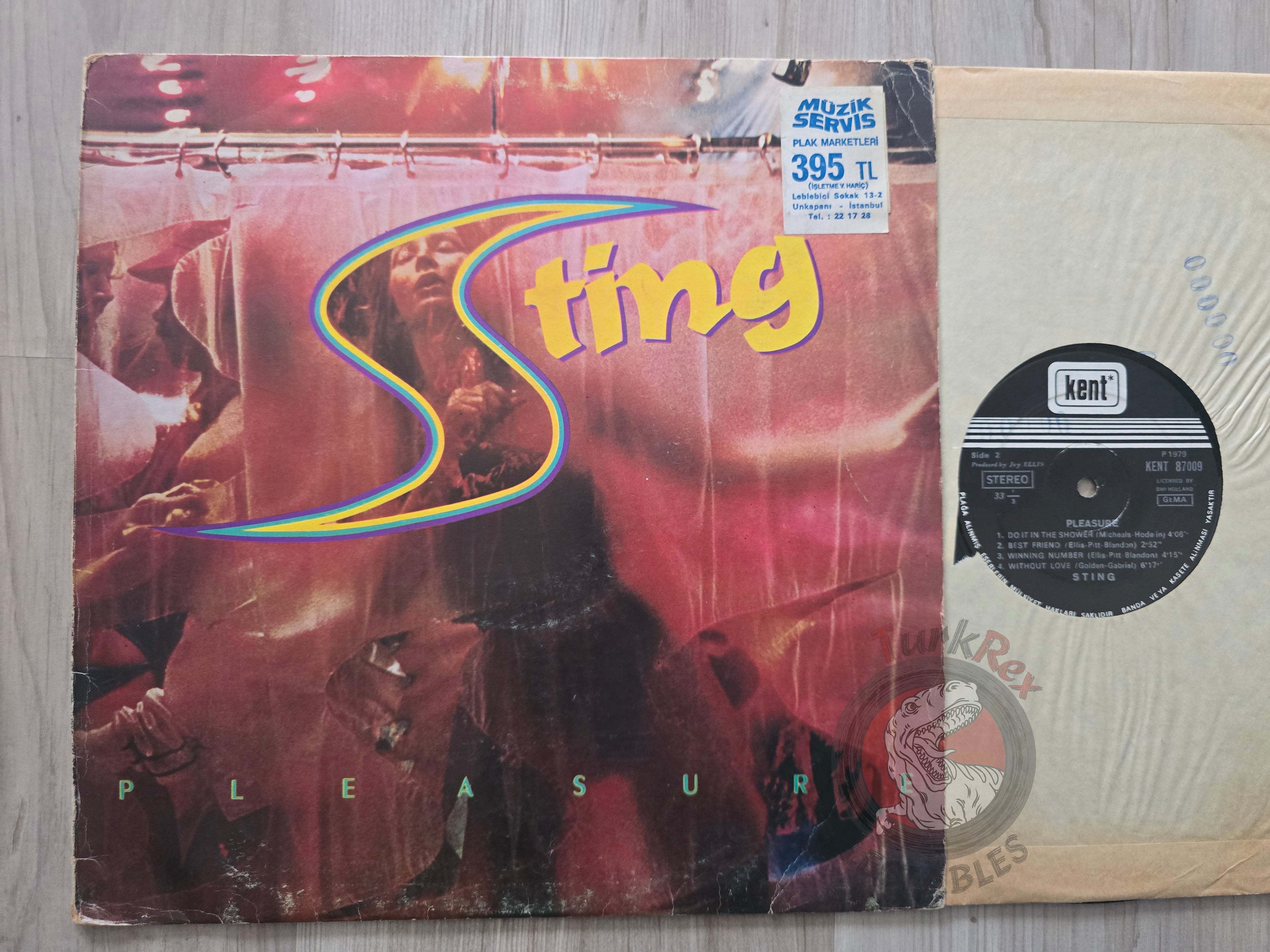 Sting – Pleasure Turkish Pressing Vinyl Turkey Edition
