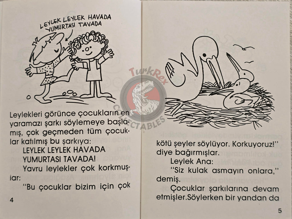 Hans Christian Andersen –  The Storks  1994 Turkish Book Turkey Illustrated