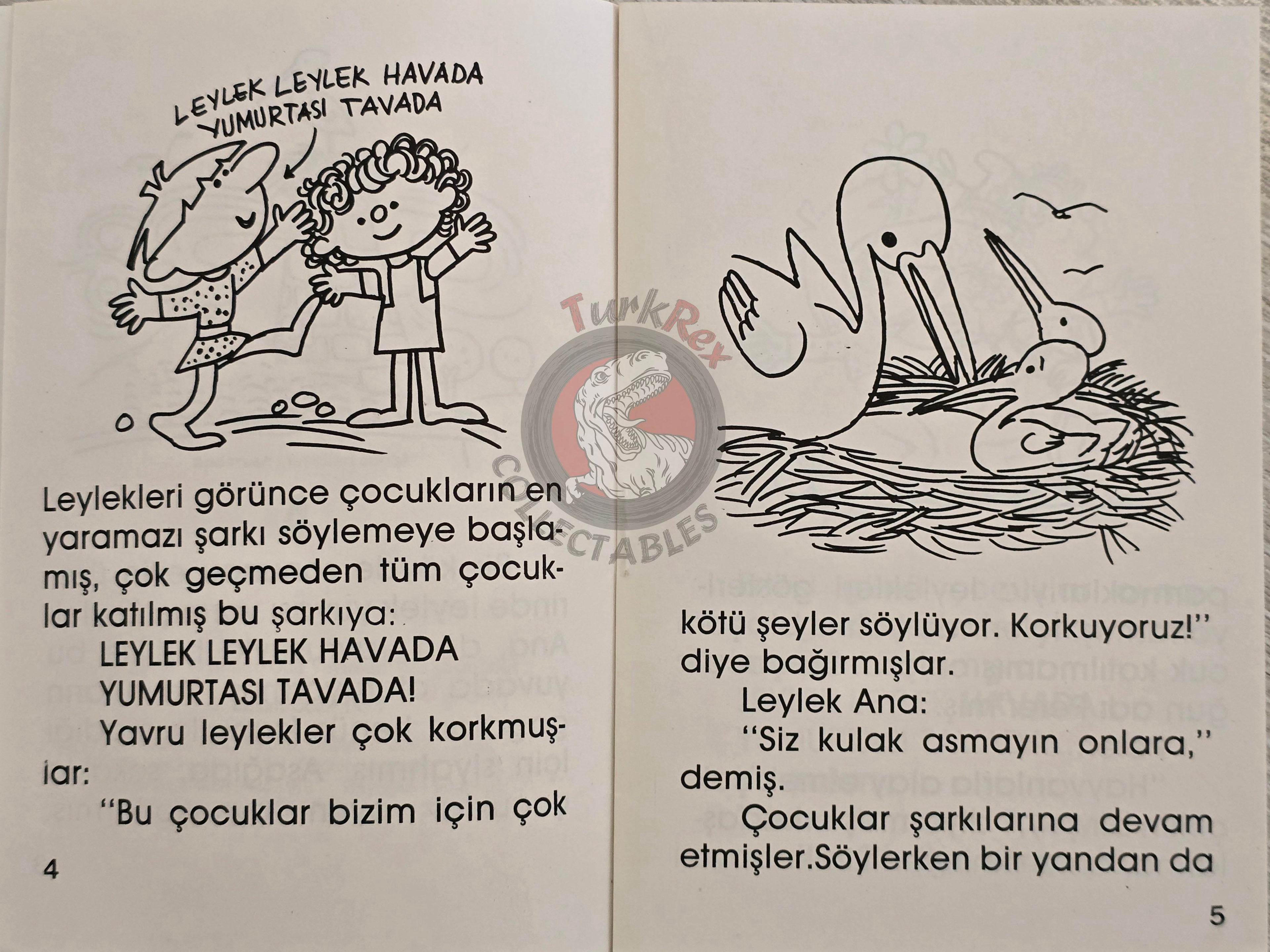 Hans Christian Andersen –  The Storks  1994 Turkish Book Turkey Illustrated