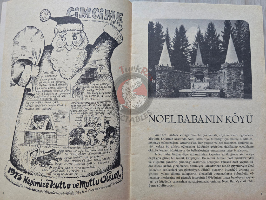 Çocuk Yuvası Magazine 1974 Sesame Street Dan Cooper Ric Hochet Turkish Comic Turkey